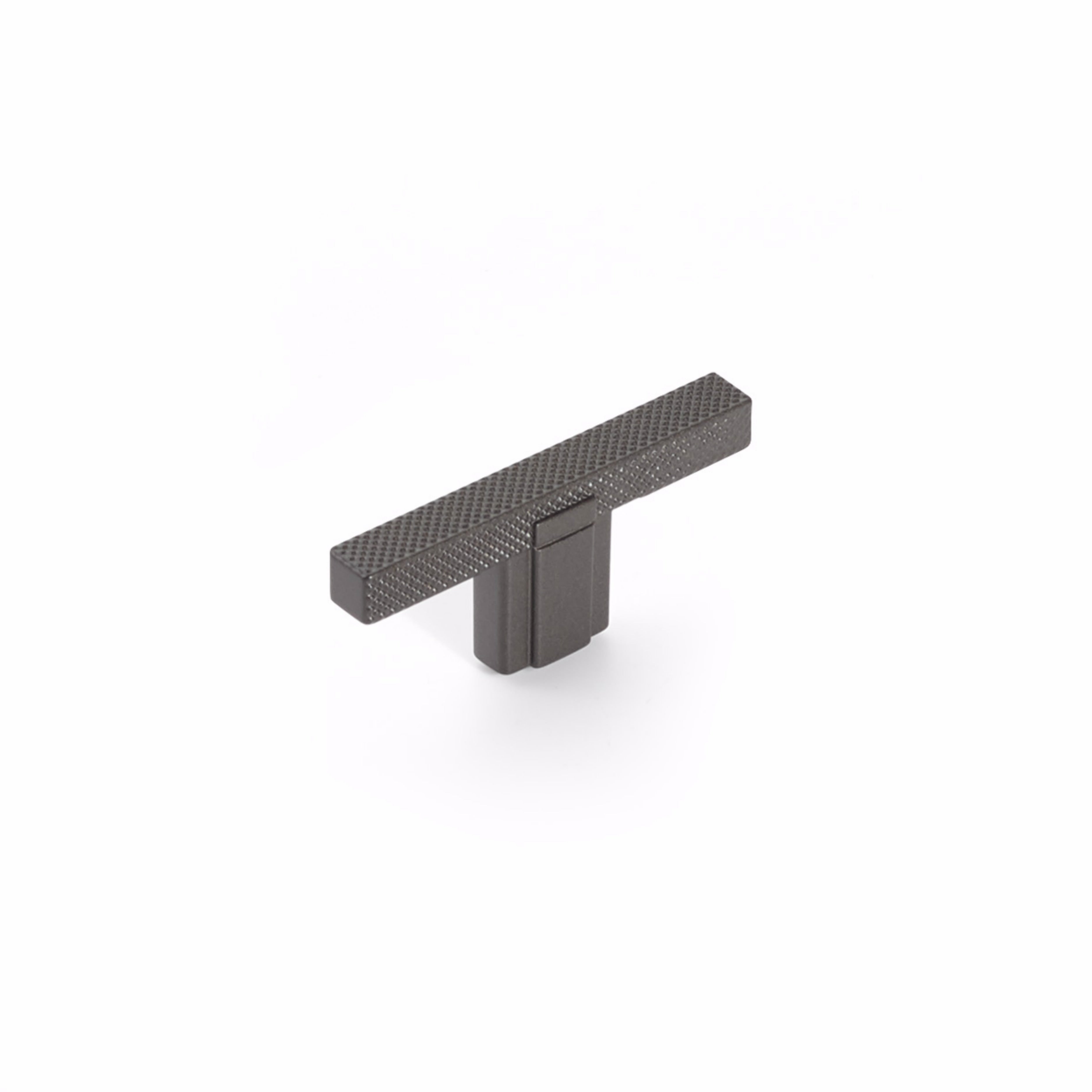 Schaub 20010-GM 2-1/2" Quadrato Cabinet T Knob Gun Metal Finish Sparrow Supply