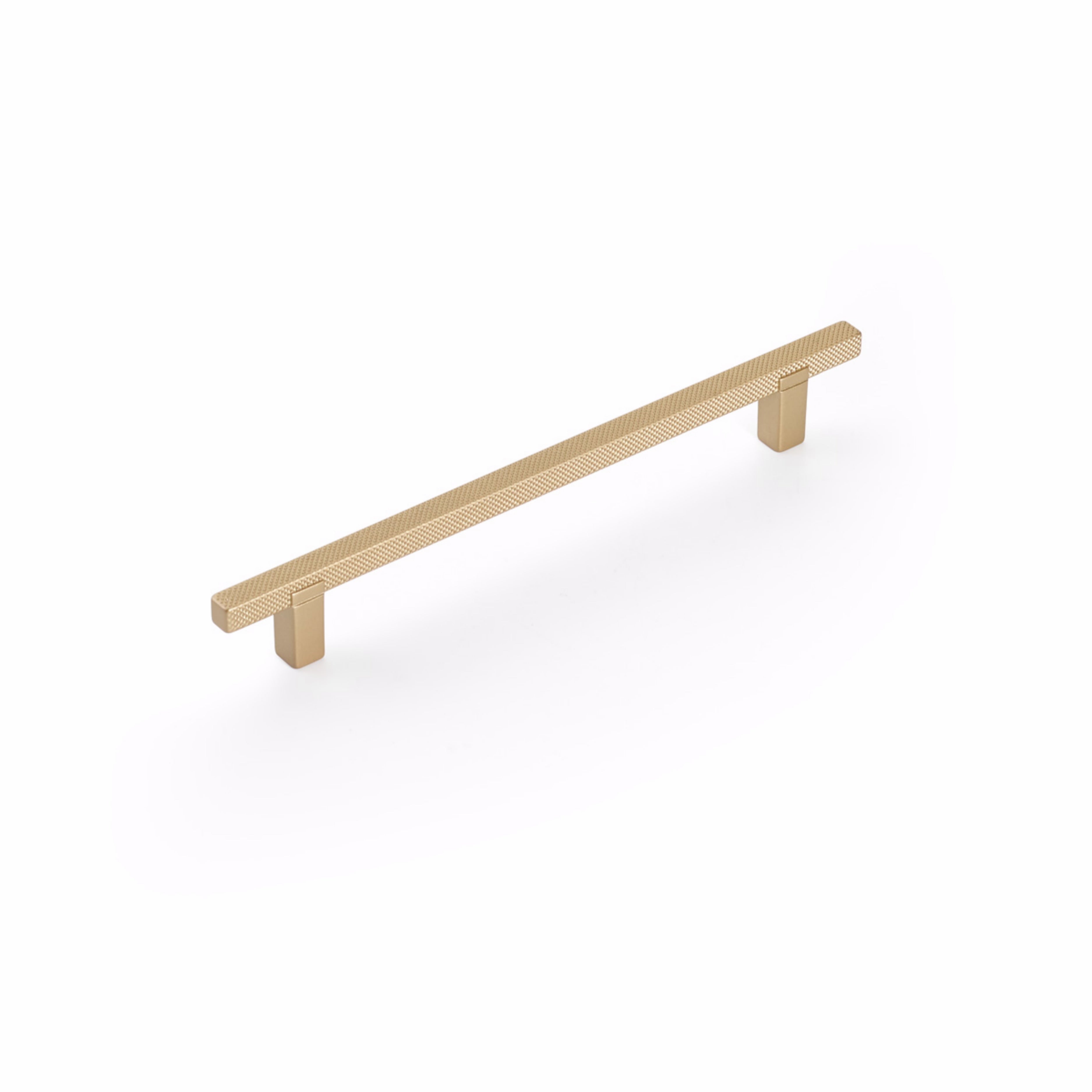 Schaub 20011-SSB 160 mm Center to Center Quadrato Cabinet Pull Signature Satin Brass Finish Sparrow Supply
