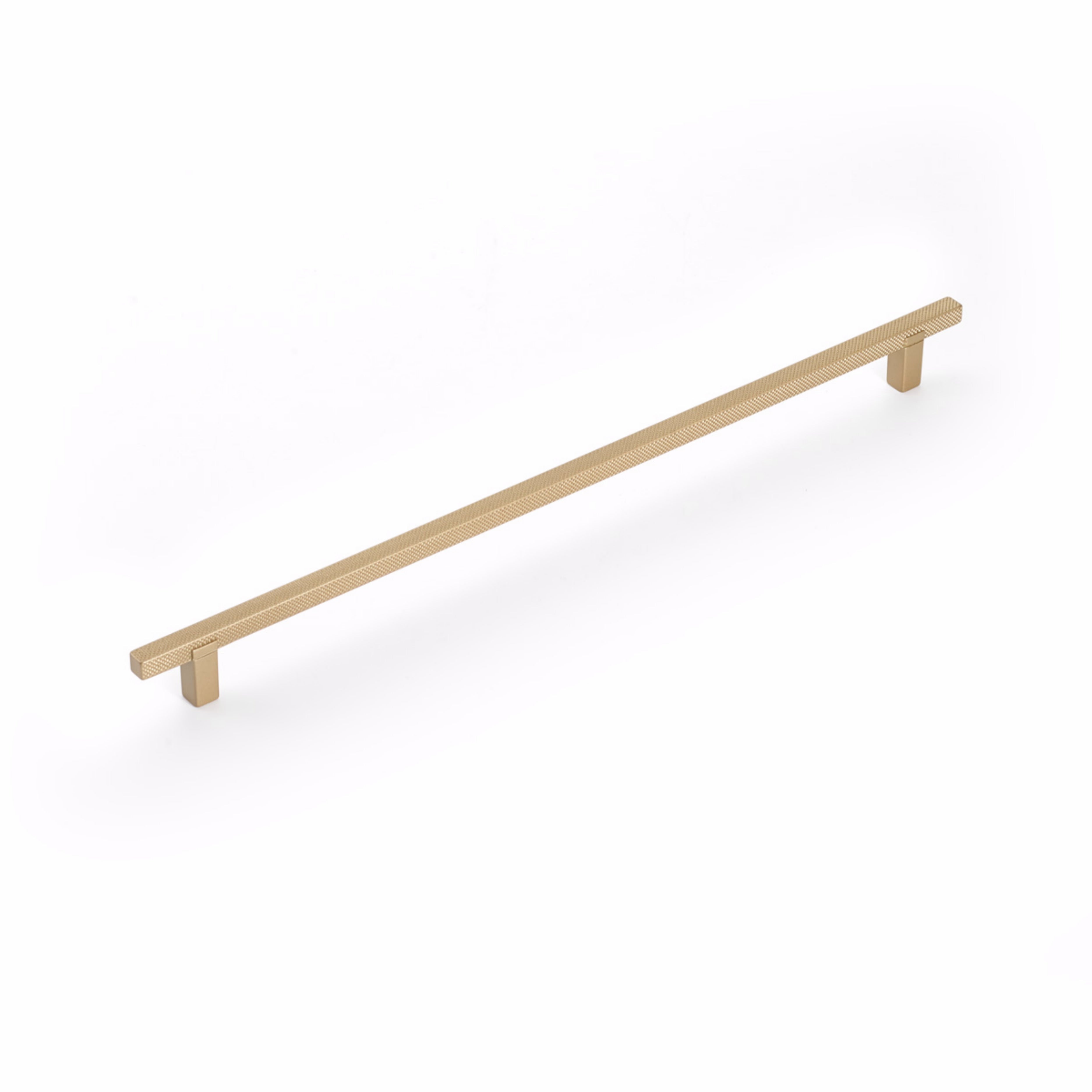 Schaub 20012-SSB 320 mm Center to Center Quadrato Cabinet Pull Signature Satin Brass Finish Sparrow Supply