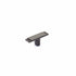 Schaub 20013-GM 2-3/8" Quadrato Cabinet T Knob Gun Metal Finish Sparrow Supply