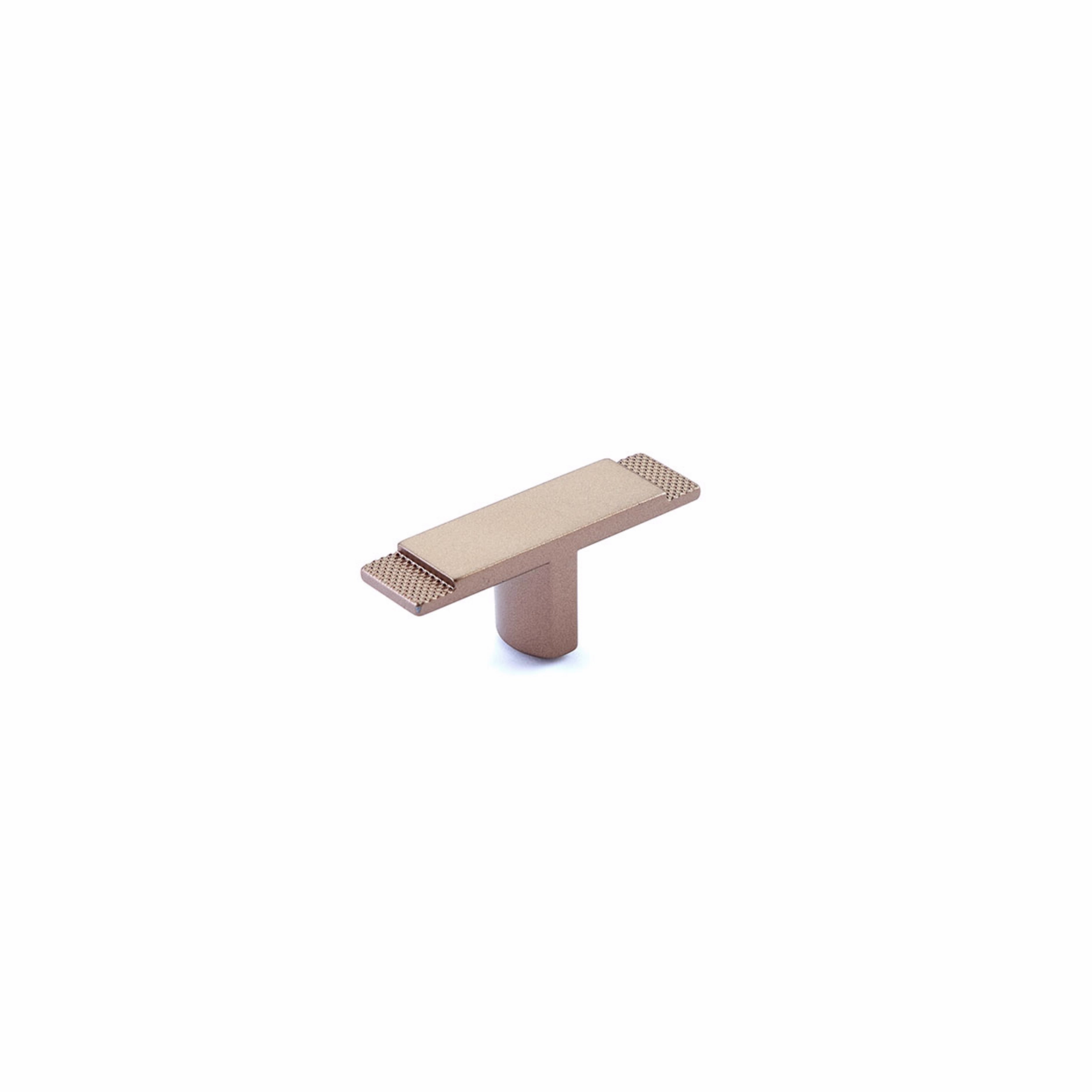 Schaub 20013-SBZ 2-3/8" Quadrato Cabinet T Knob Satin Bronze Finish Sparrow Supply