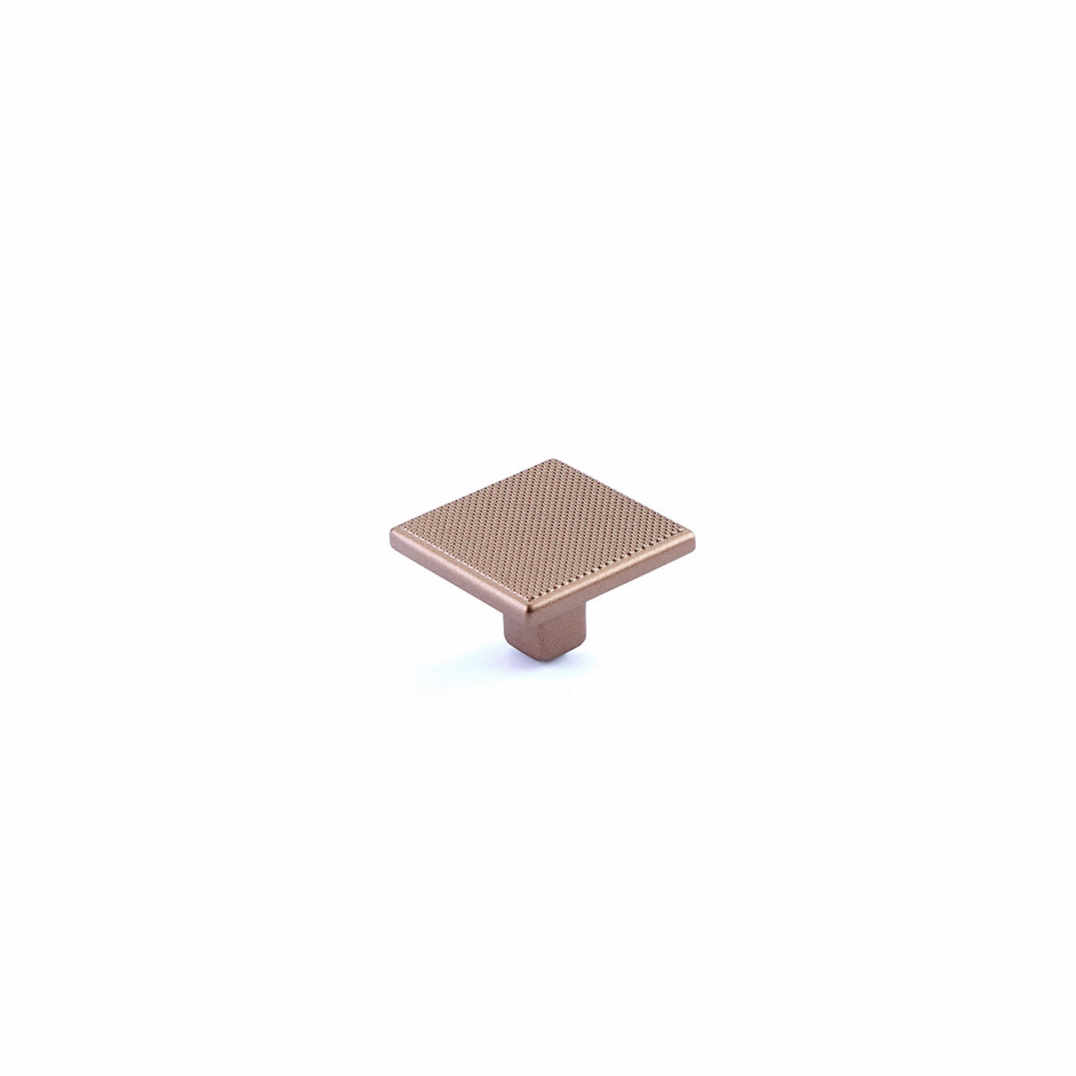 Schaub 20015-SBZ 1-3/8" Quadrato Square Cabinet Knob Satin Bronze Finish Sparrow Supply