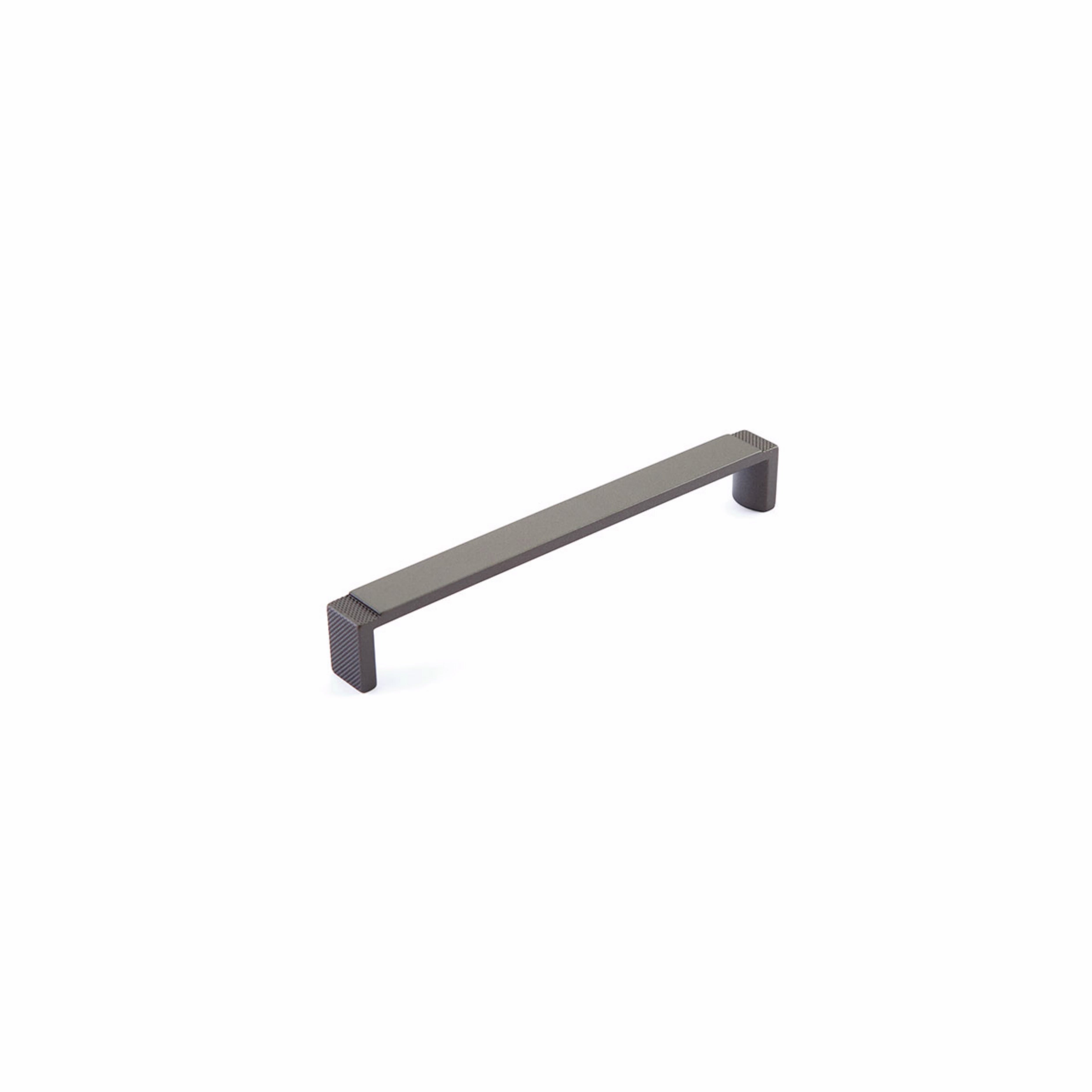 Schaub 20016-GM 6-5/16" Center to Center Quadrato Wide Cabinet Pull Signature Gun Metal Finish Sparrow Supply