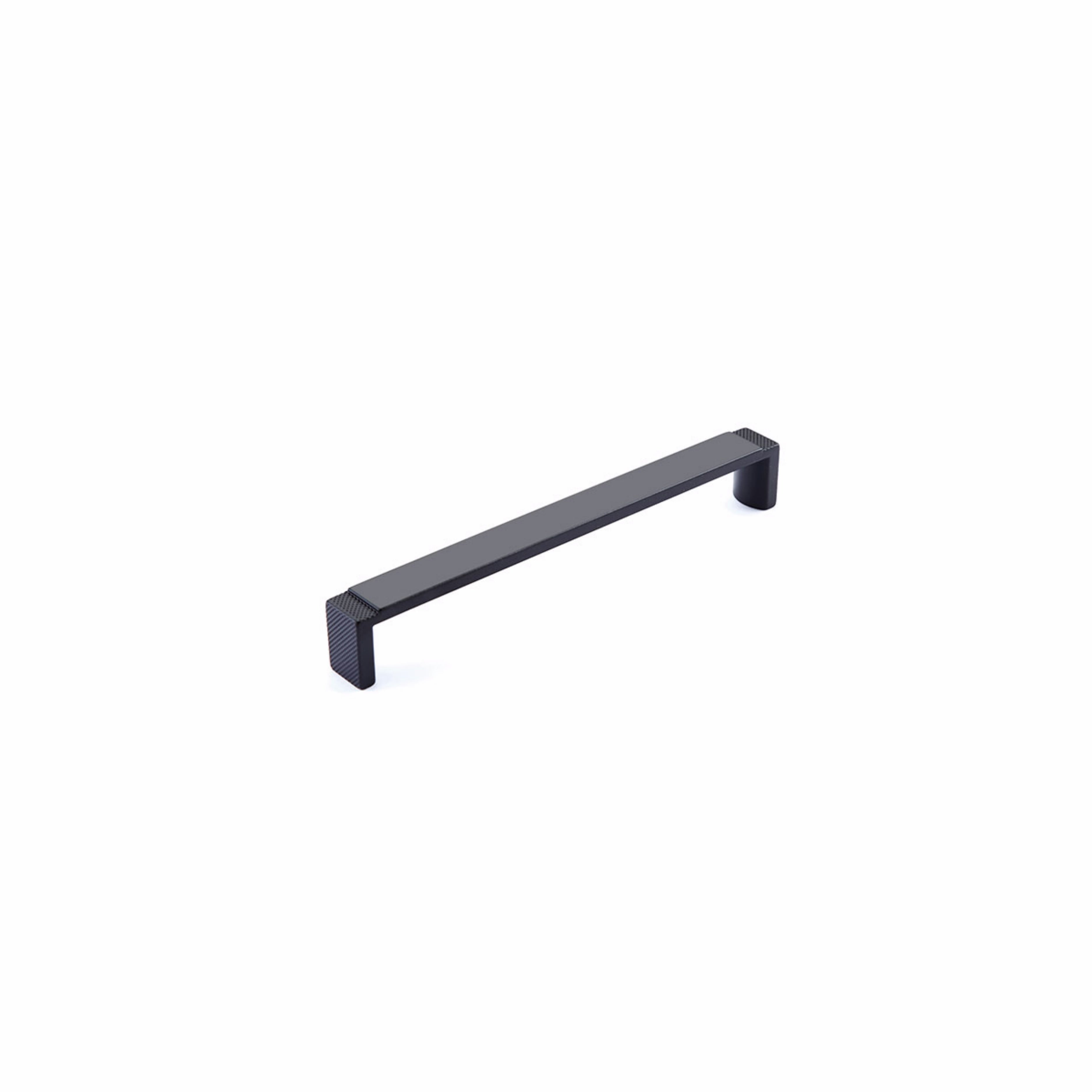 Schaub 20016-MB 6-5/16" Center to Center Quadrato Wide Cabinet Pull Signature Matte Black Finish Sparrow Supply