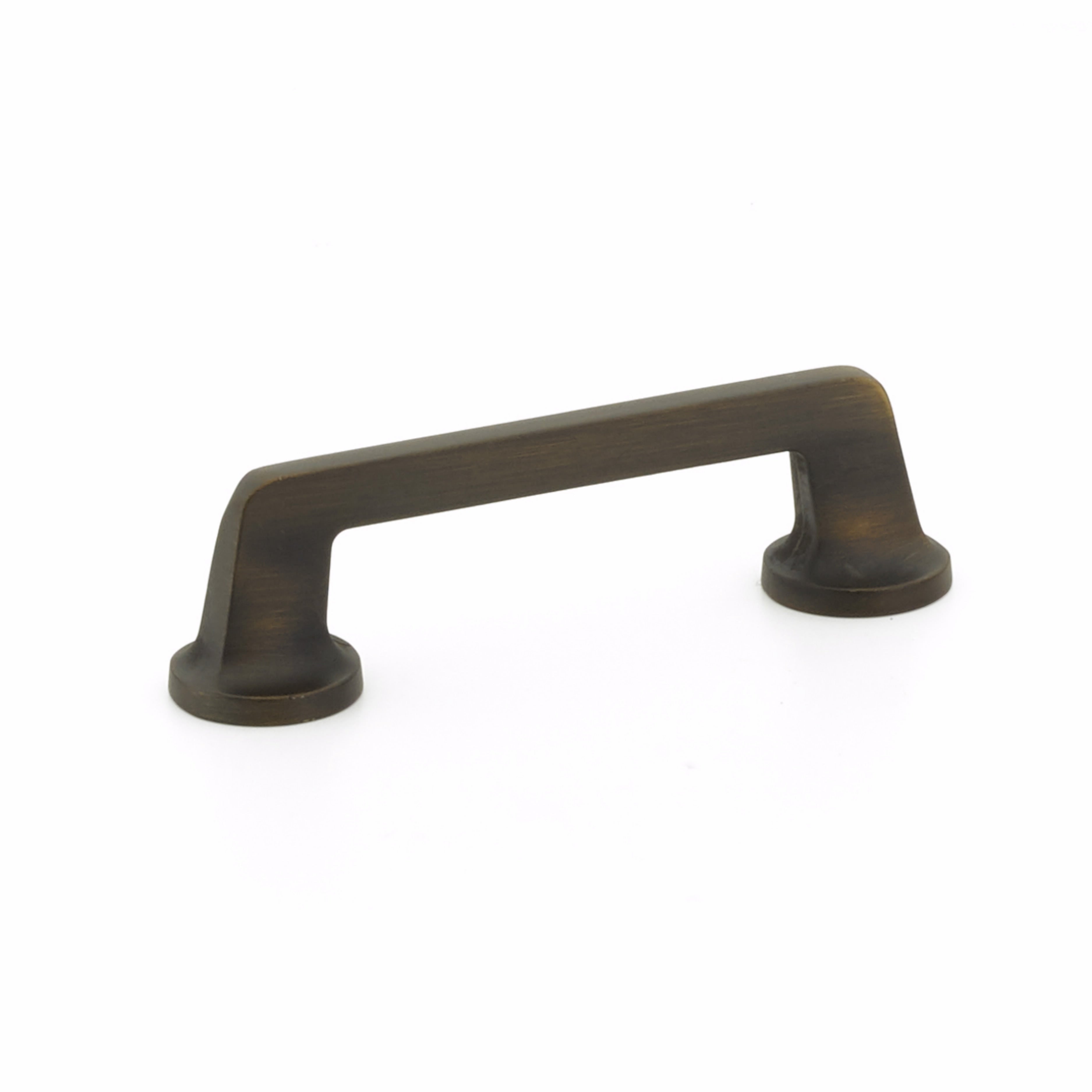 Schaub 201-ABZ 4" Center to Center Northport Flat Cabinet Pull Ancient Bronze Finish Sparrow Supply