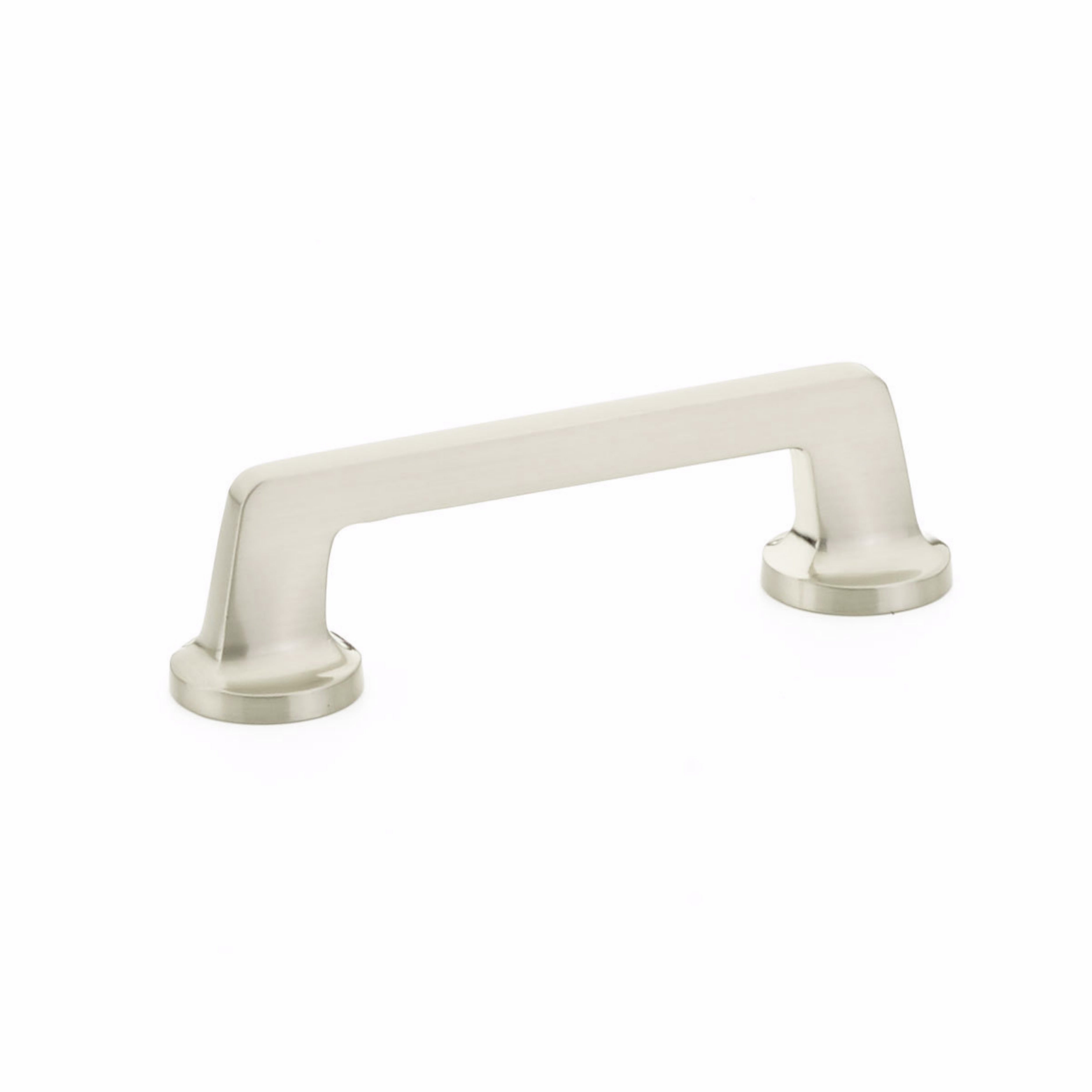 Schaub 201-BN 4" Center to Center Northport Flat Cabinet Pull Brushed Nickel Finish Sparrow Supply