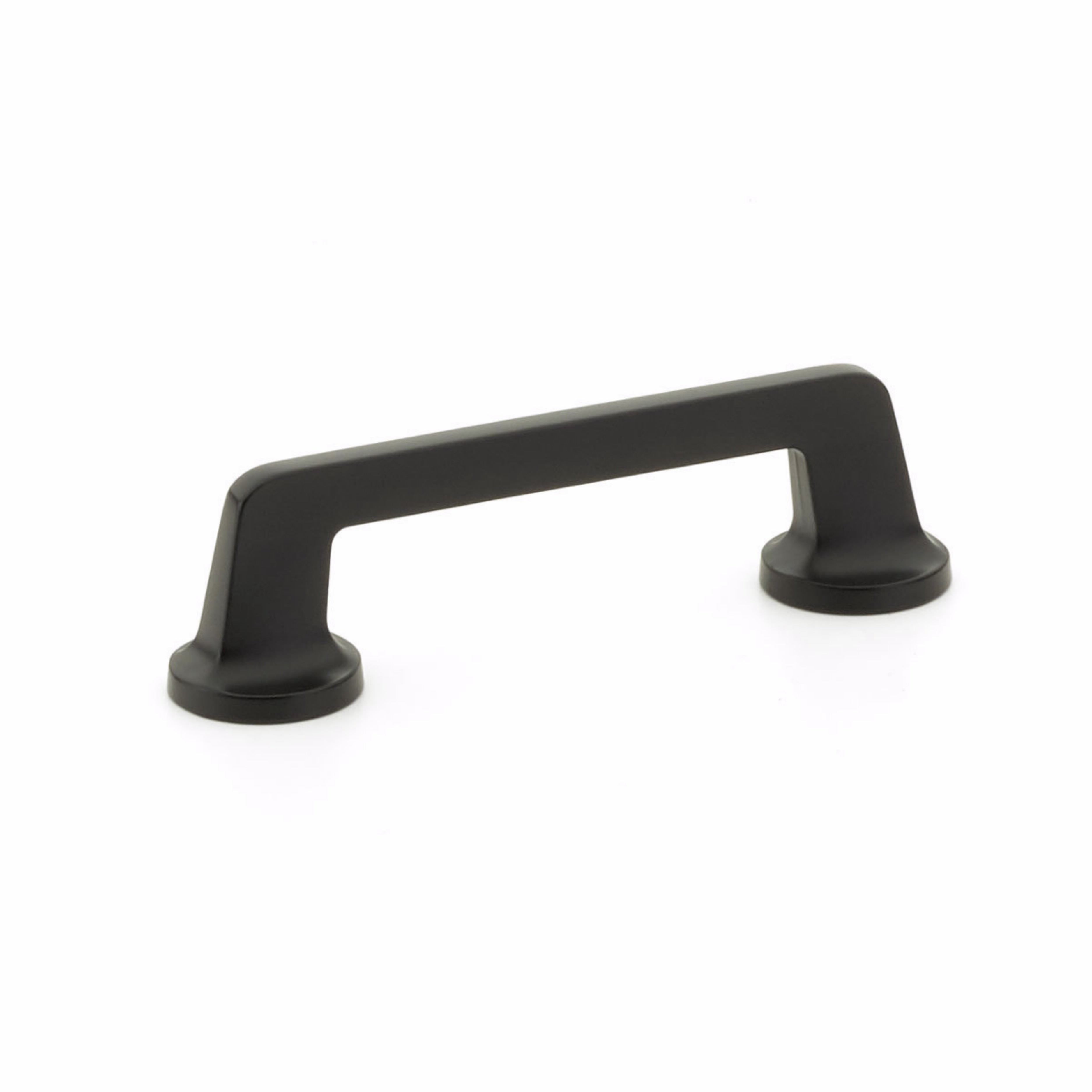 Schaub 201-MB 4" Center to Center Northport Flat Cabinet Pull Matte Black Finish Sparrow Supply