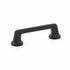 Schaub 201-MB 4" Center to Center Northport Flat Cabinet Pull Matte Black Finish Sparrow Supply