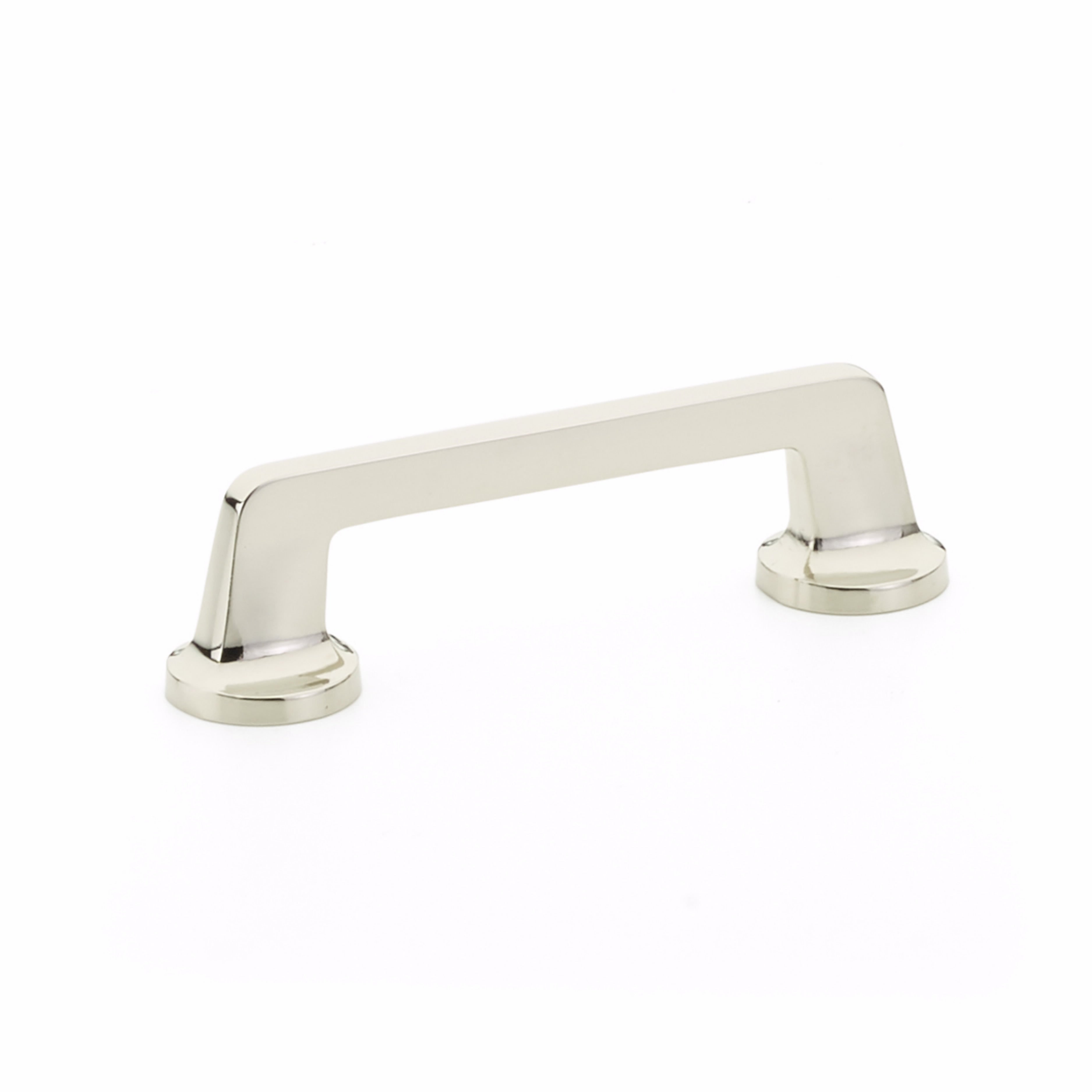 Schaub 201-PN 4" Center to Center Northport Flat Cabinet Pull Polished Nickel Finish Sparrow Supply