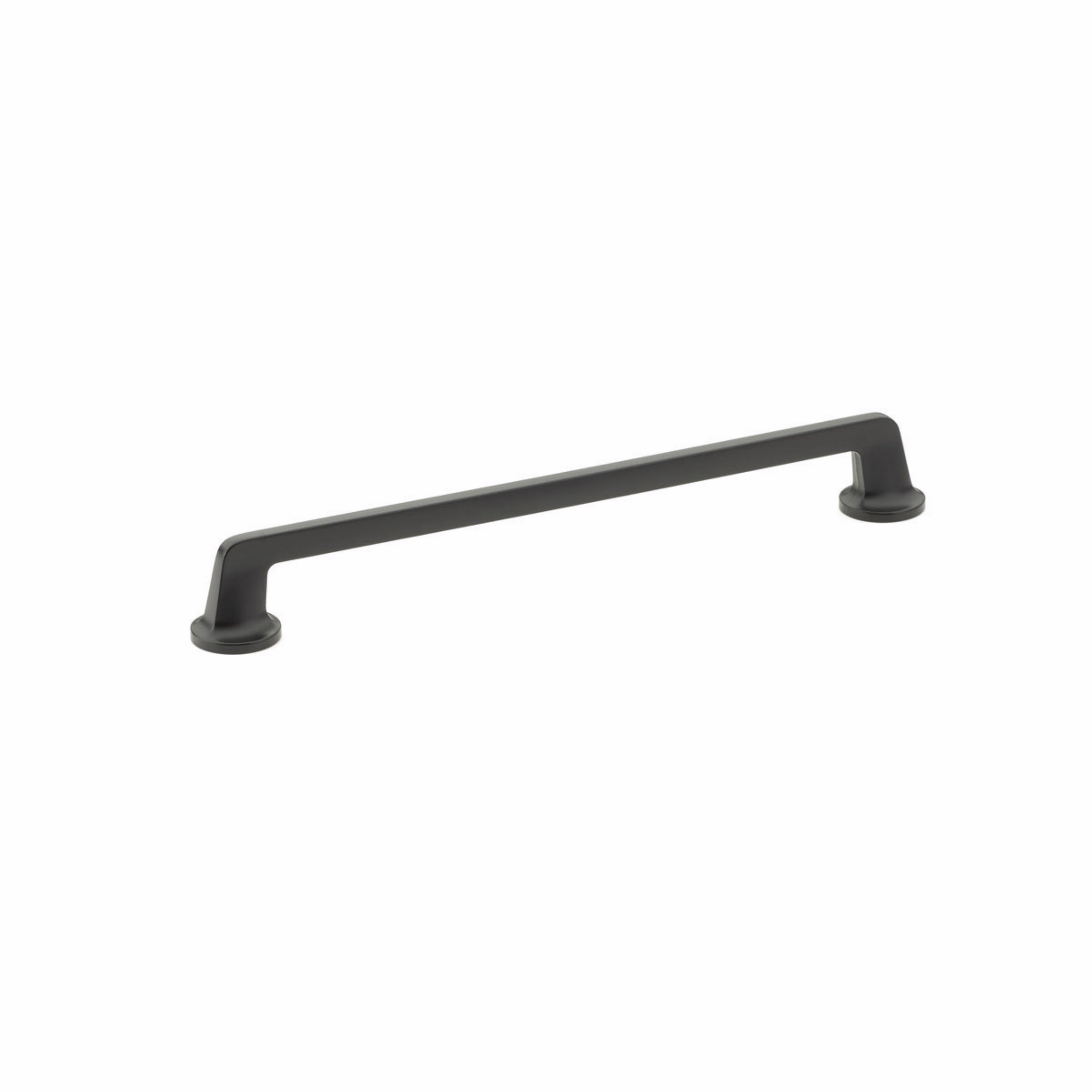 Schaub 203-MB 10" Center to Center Northport Flat Cabinet Pull Matte Black Finish Sparrow Supply