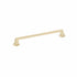 Schaub 203-SSB 10" Center to Center Northport Flat Cabinet Pull Signature Satin Brass Finish Sparrow Supply