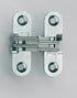 Soss 203CUS14 1/2" x 1-3/4" Light Duty Invisible Hinge for 3/4" Doors Bright Nickel Finish Sparrow Supply