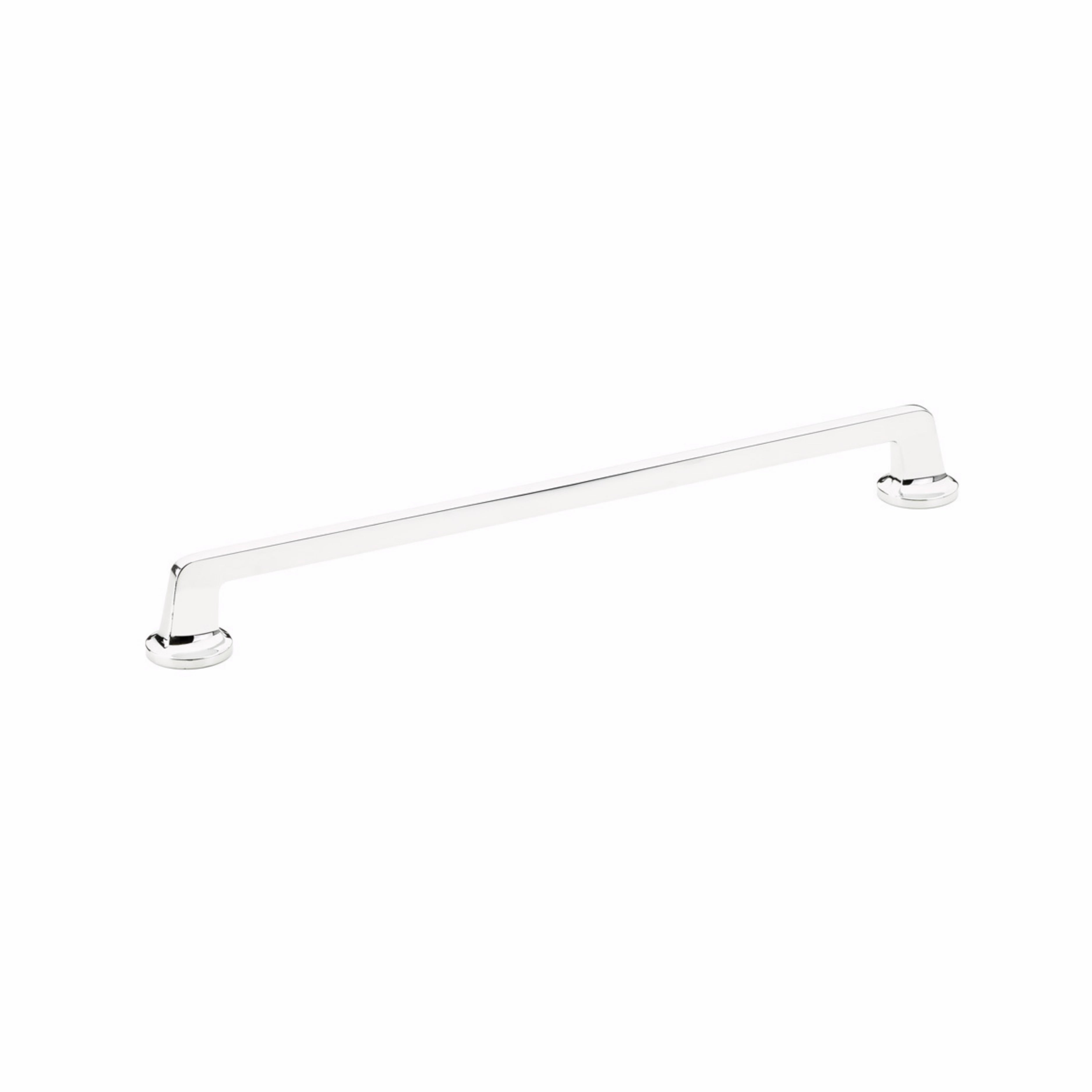 Schaub 204-26 12" Center to Center Northport Flat Cabinet Pull Polished Chrome Finish Sparrow Supply