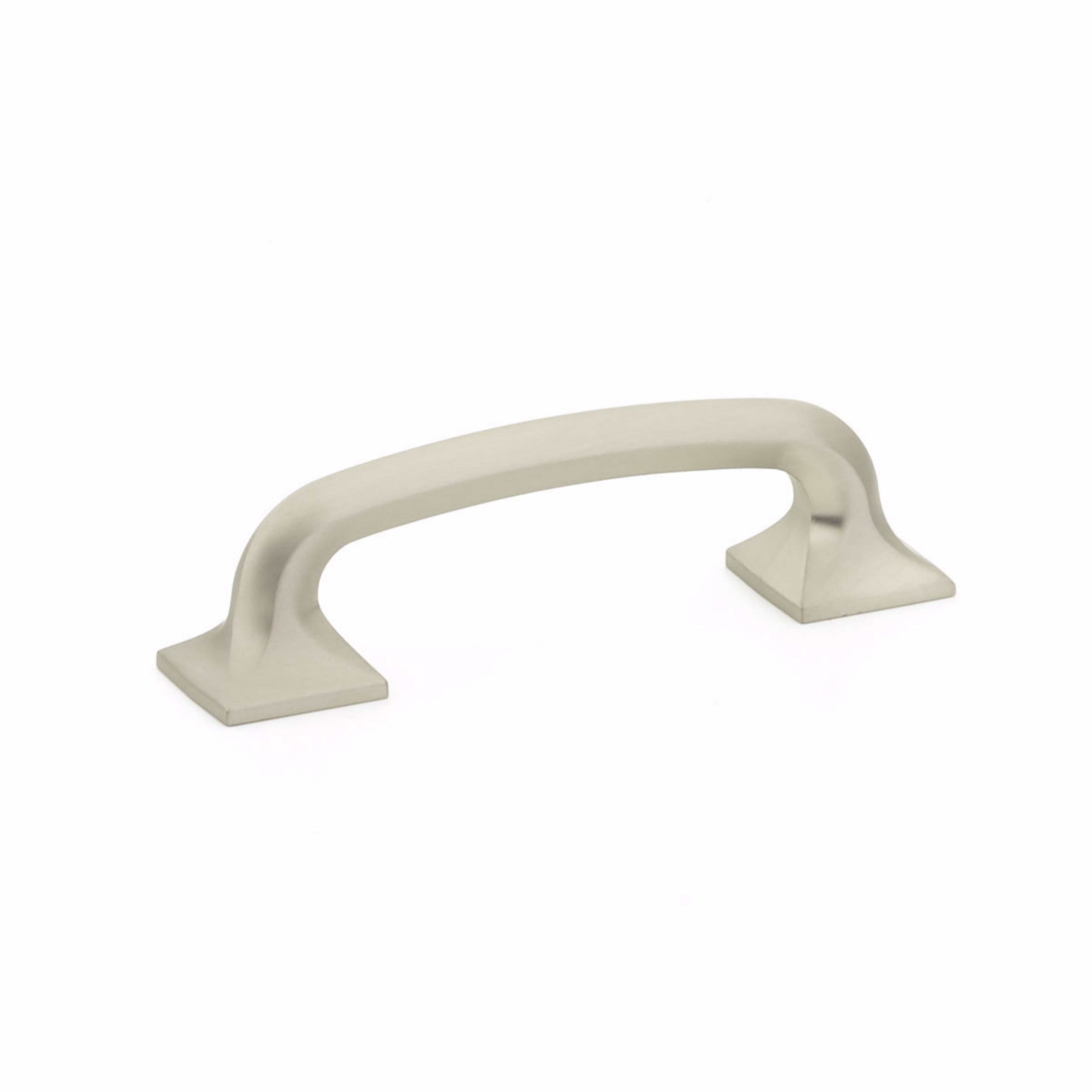 Schaub 205-15 3-1/2" Center to Center Northport Cabinet Pull Satin Nickel Finish Sparrow Supply