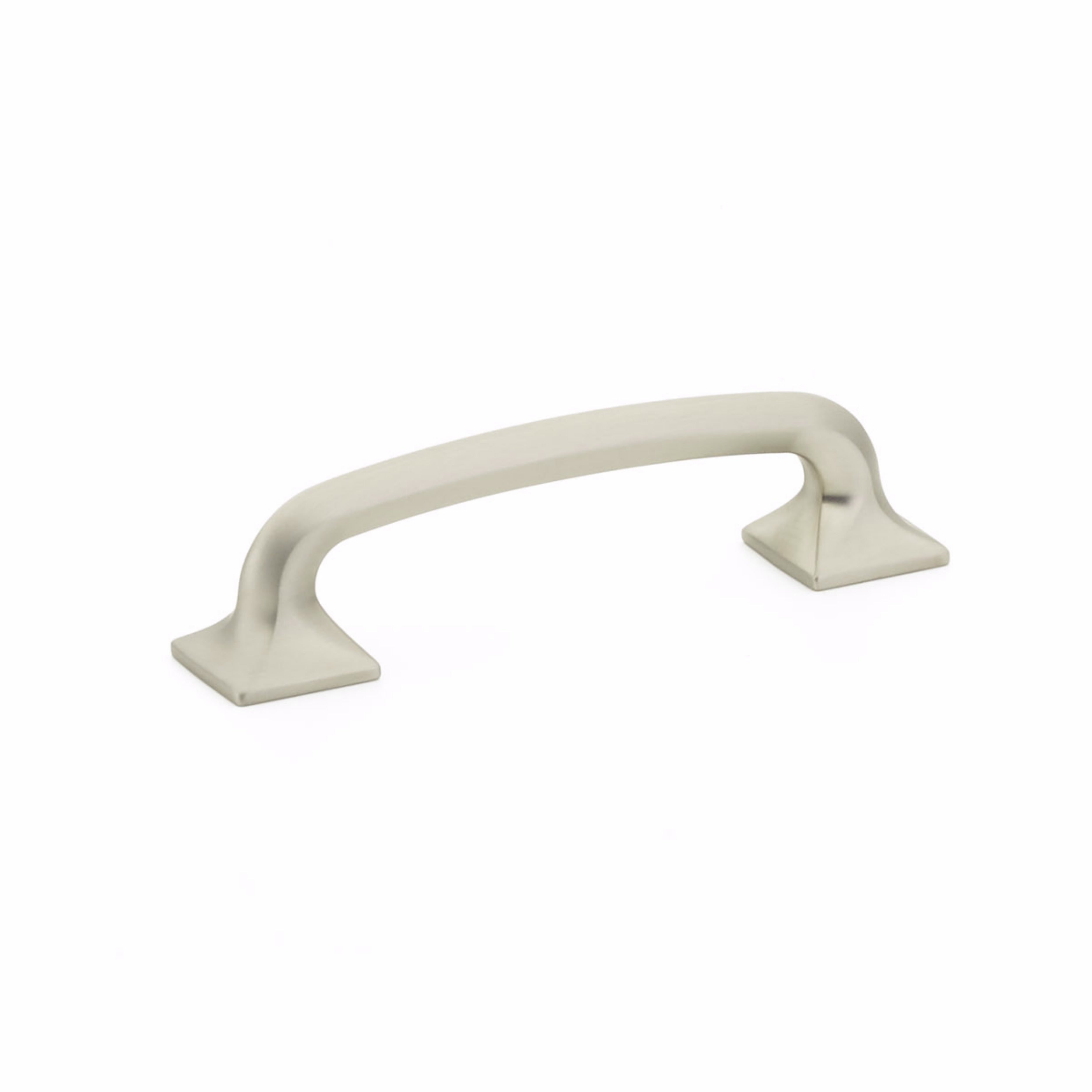 Schaub 206-15 4" Center to Center Northport Cabinet Pull Satin Nickel Finish Sparrow Supply