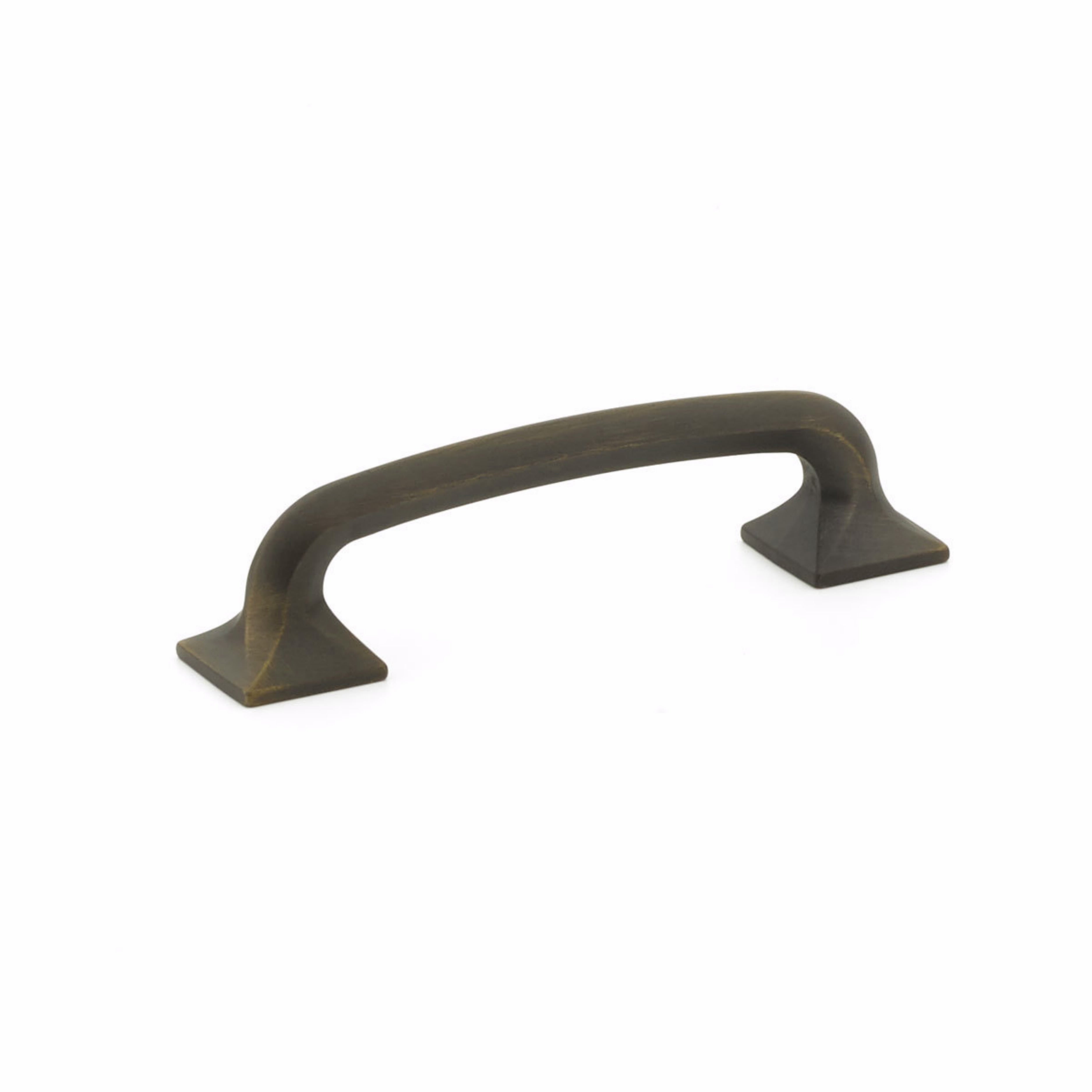 Schaub 206-ABZ 4" Center to Center Northport Cabinet Pull Ancient Bronze Finish Sparrow Supply