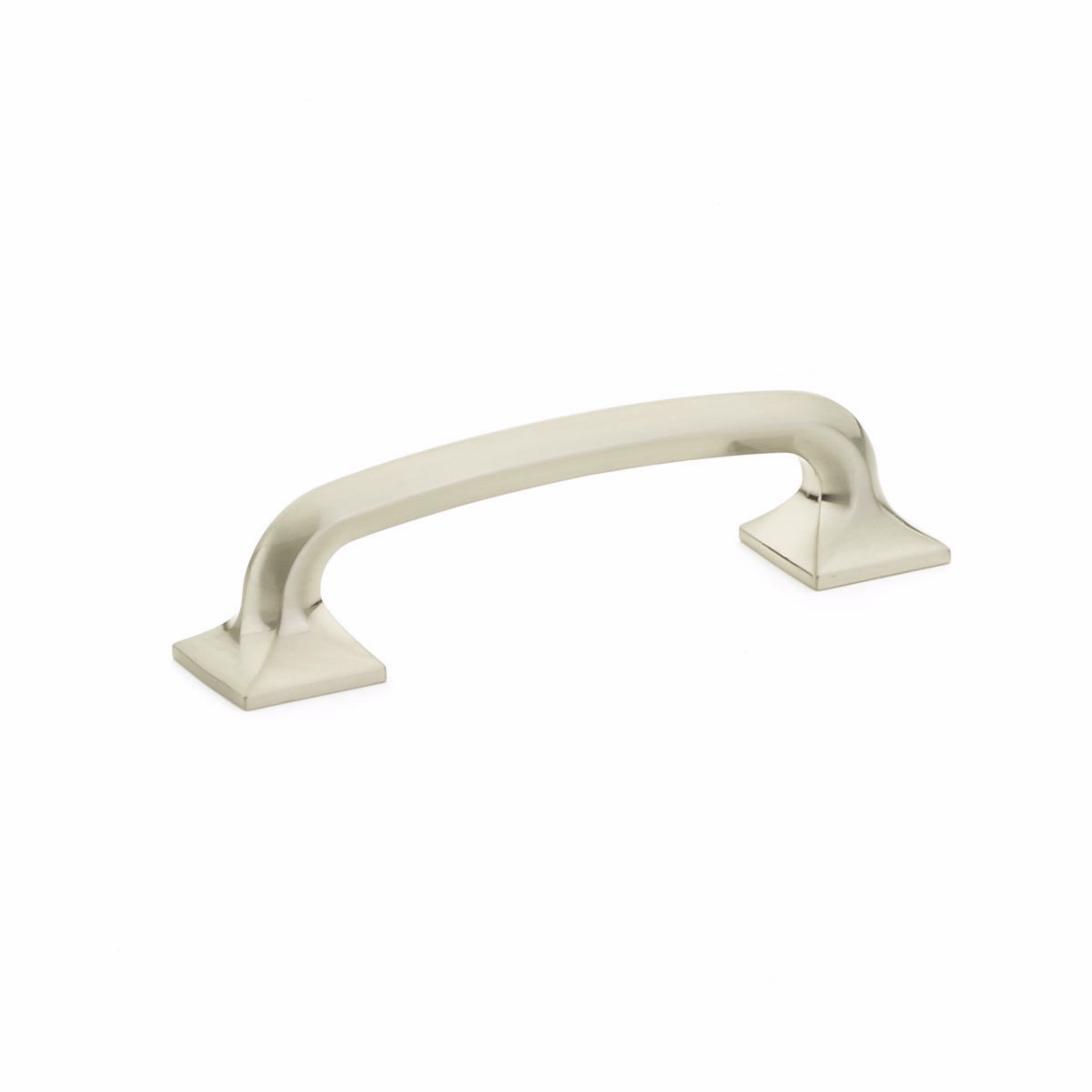 Schaub 206-BN 4" Center to Center Northport Cabinet Pull Brushed Nickel Finish Sparrow Supply