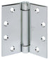 Best Hinges 2060R412426D 4-1/2" x 4" Spring Hinge # 420923 Satin Chrome Finish Sparrow Supply