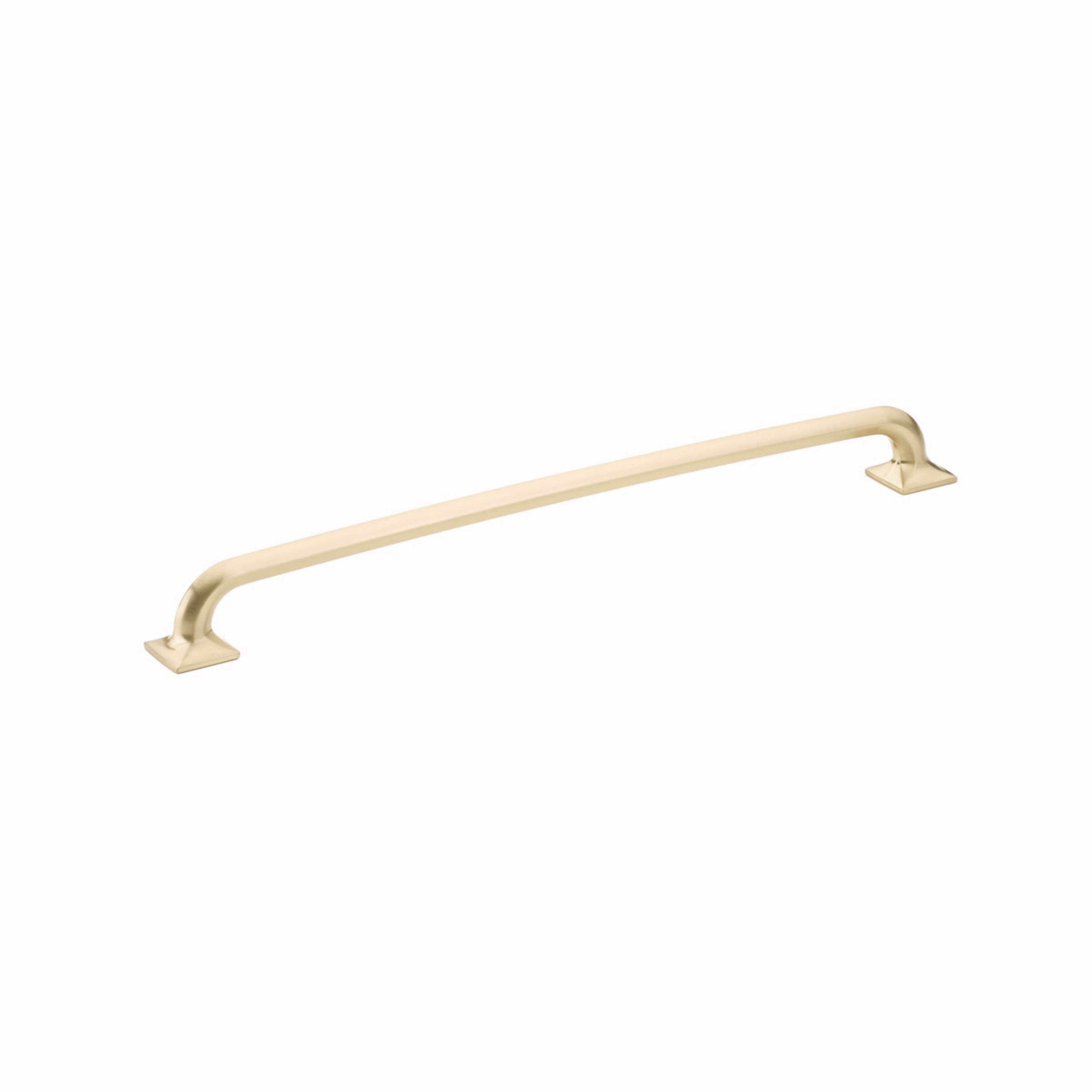 Schaub 209-SSB 12" Center to Center Northport Cabinet Pull Signature Satin Brass Finish Sparrow Supply