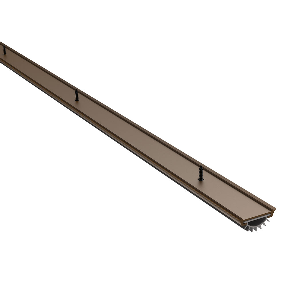 Pemko 209DV36 36" (3') Door Shoe with Vinyl Dark Bronze Finish Sparrow Supply