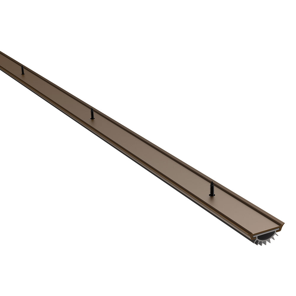 Pemko 209DV48 48" (4') Door Shoe with Vinyl Dark Bronze Finish Sparrow Supply