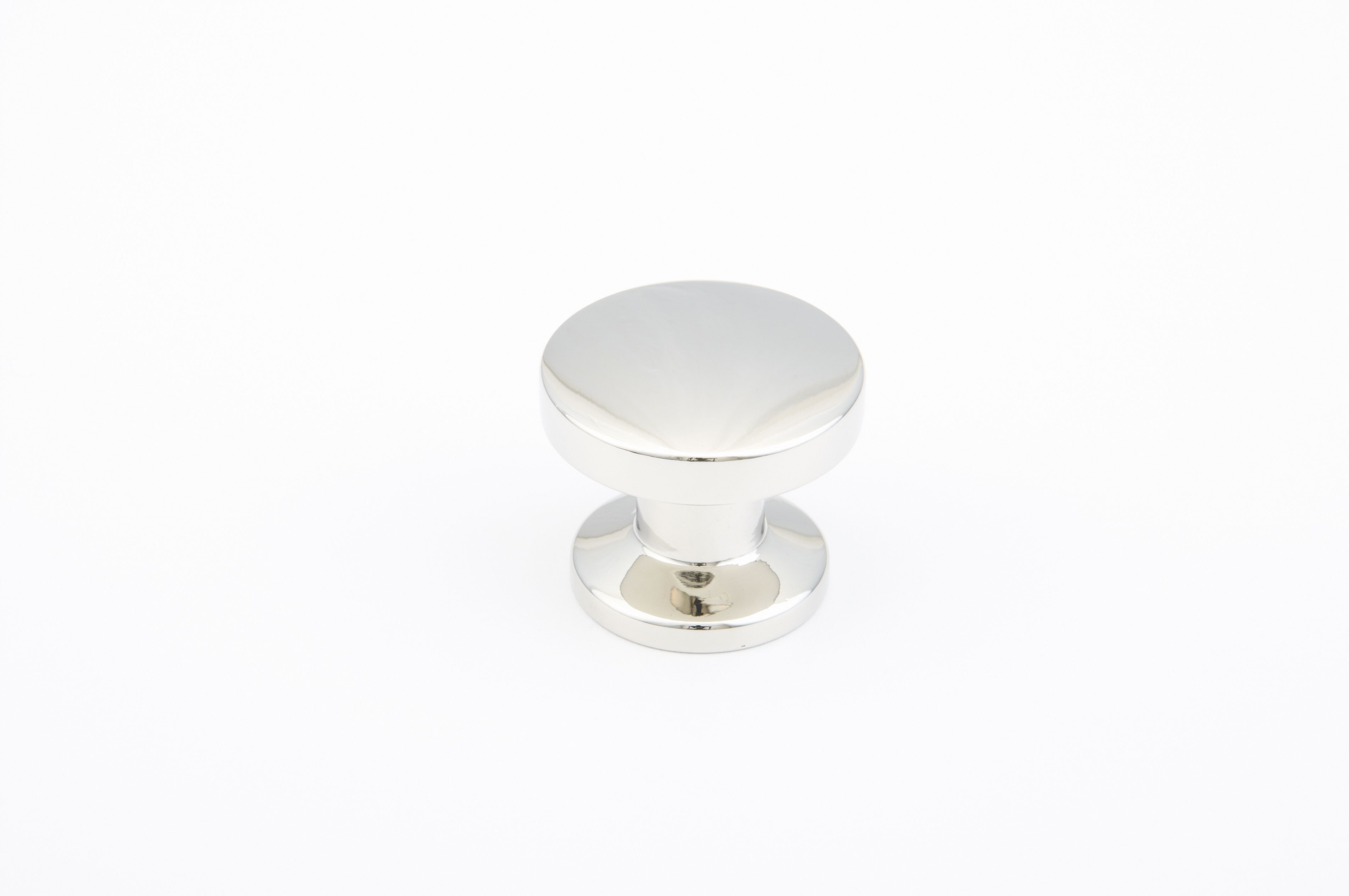Schaub 211-PN 1-3/8" Northport Round Cabinet Knob Polished Nickel Finish Sparrow Supply