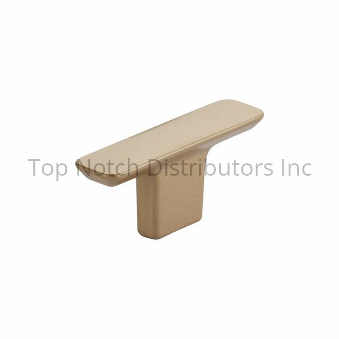 SCHAUB 211035-GR 2-3/8" Suave Cabinet T Knob Gold Rande Sparrow Supply