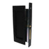 Emtek 2114US19134 Modern Rectangular Passage Pocket Door Mortise Lock for 1-3/4" Door Flat Black Finish Sparrow Supply