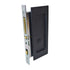 Emtek 2115US19134 Modern Rectangular Privacy Pocket Door Mortise Lock for 1-3/4" Door Flat Black Finish Sparrow Supply