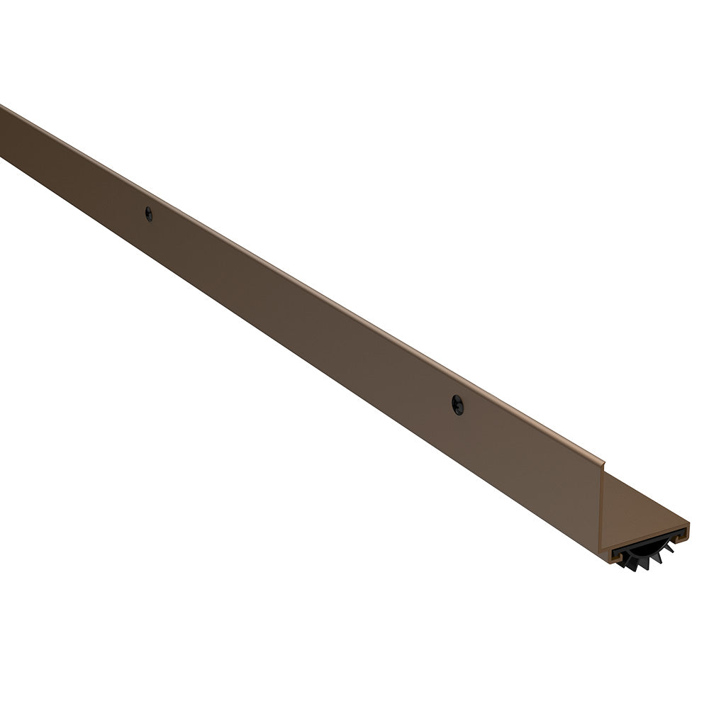 Pemko 211DV48 48" (4') Door Shoe with Vinyl Dark Bronze Finish Sparrow Supply