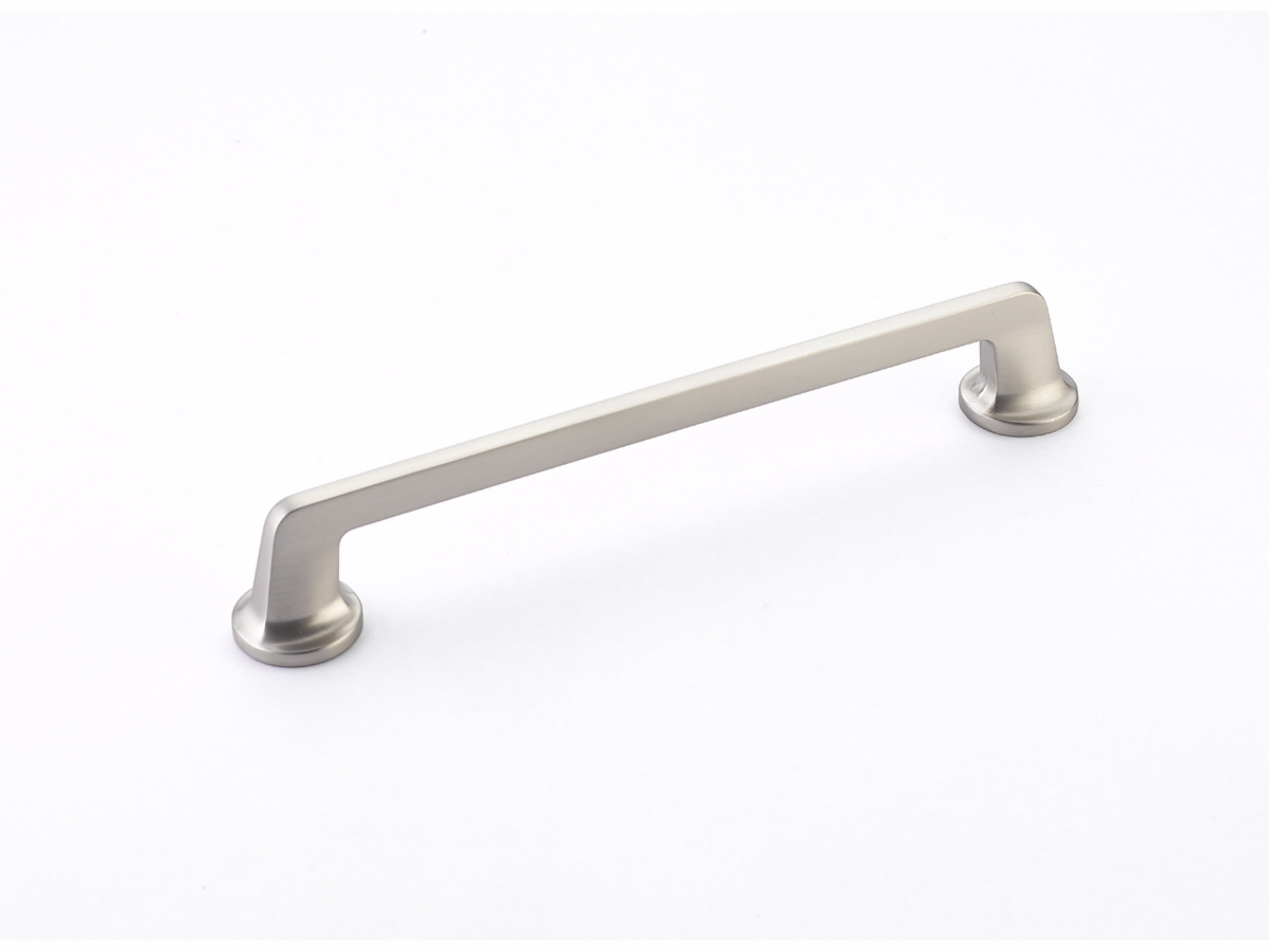 Schaub 213-15 8" Center to Center Northport Round Cabinet Pull Satin Nickel Finish Sparrow Supply