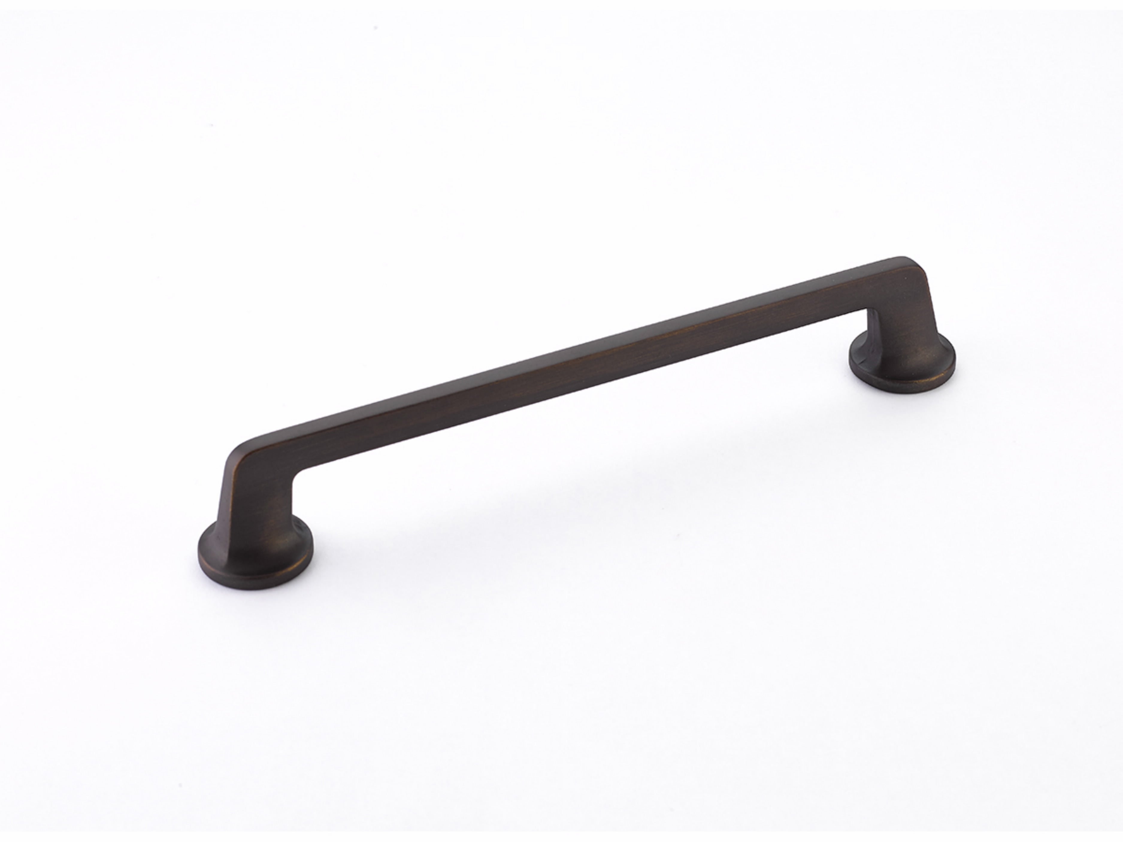 Schaub 213-ABZ 8" Center to Center Northport Round Cabinet Pull Ancient Bronze Finish Sparrow Supply