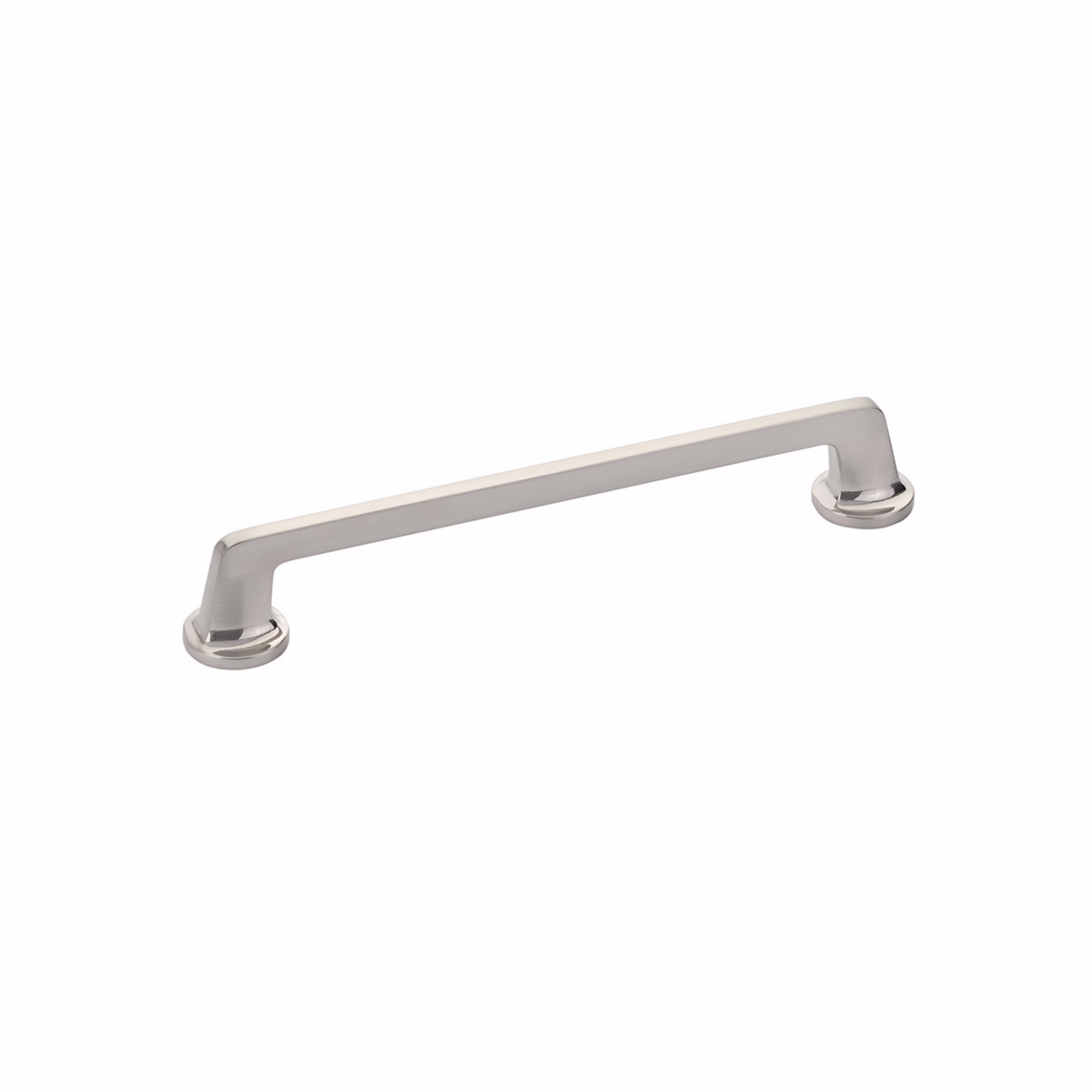 Schaub 213-BN 8" Center to Center Northport Round Cabinet Pull Brushed Nickel Finish Sparrow Supply