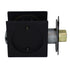 Emtek 2134US19 Square Passage Pocket Door Tubular Lock with Passage Strike Plate Flat Black Finish Sparrow Supply