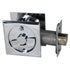 Emtek 2135US26 Square Privacy Pocket Door Tubular Lock with Privacy Strike Plate and Dust Box Polished Chrome Finish Sparrow Supply