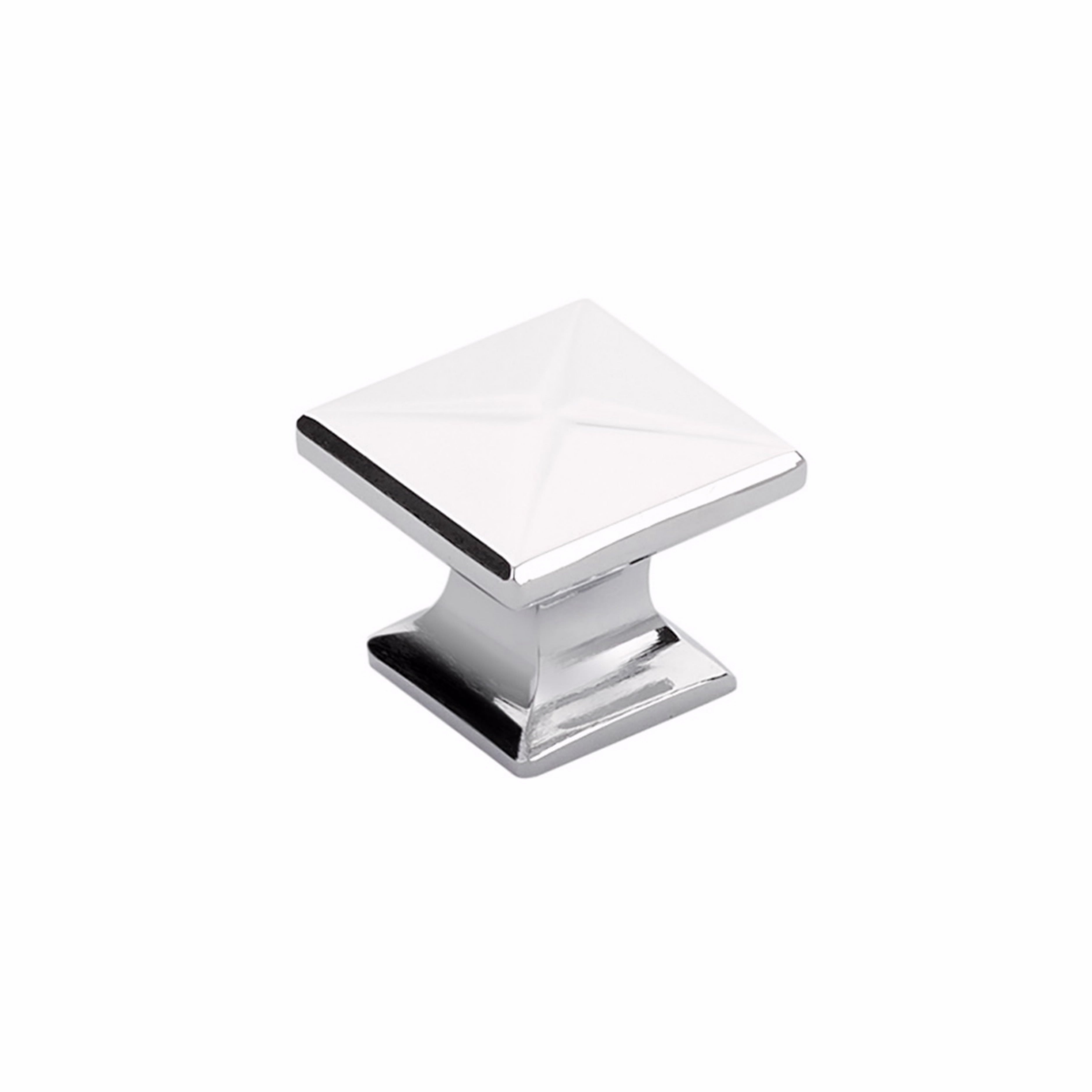 Schaub 215-26 1-3/8" Northport Square Cabinet Knob Polished Chrome Finish Sparrow Supply