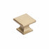 Schaub 215-SSB 1-3/8" Northport Square Cabinet Knob Signature Satin Brass Finish Sparrow Supply