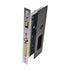 Emtek 2155US19138 Narrow Modern Rectangular Privacy Pocket Door Mortise Lock for 1-3/8" Door Flat Black Finish Sparrow Supply