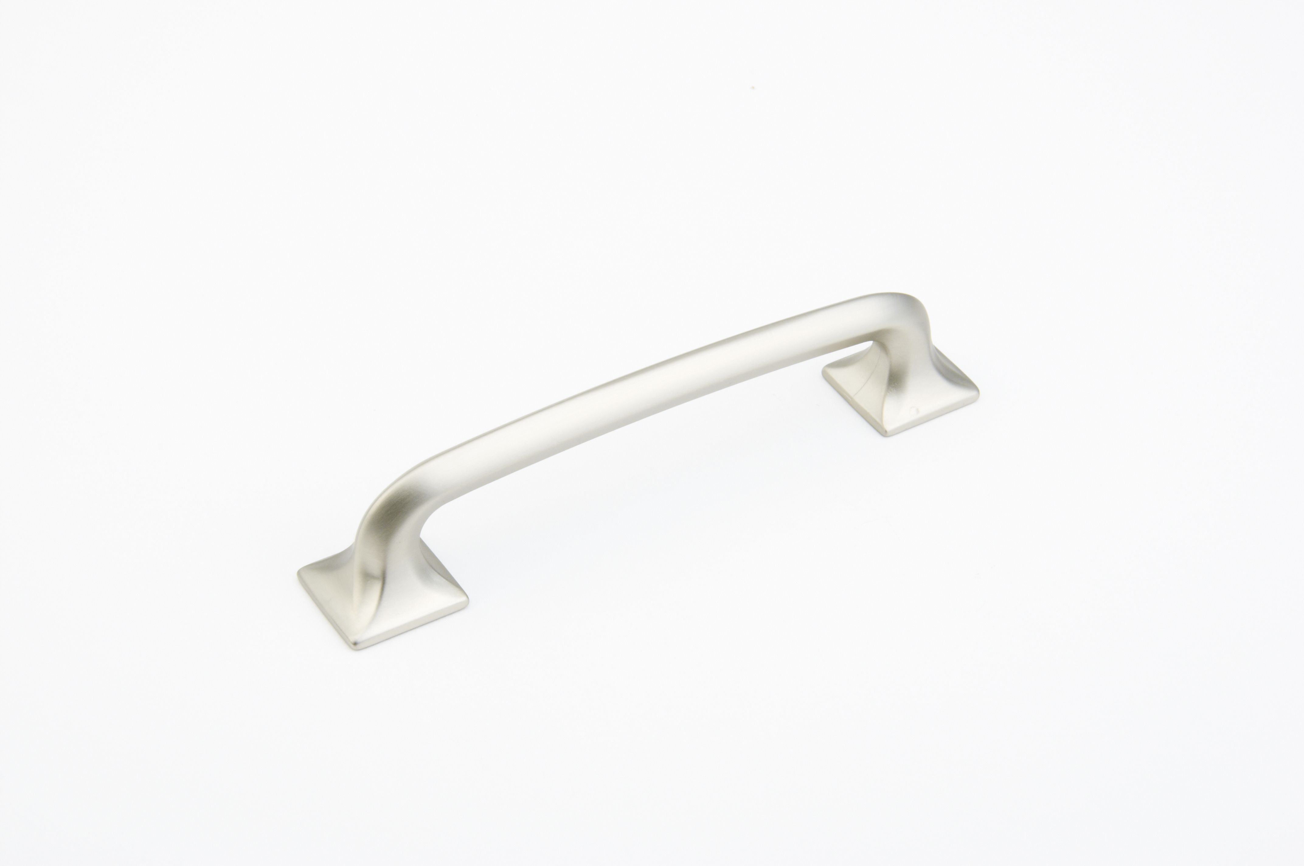 Schaub 216-15 5" Center to Center Northport Square Cabinet Pull Satin Nickel Finish Sparrow Supply