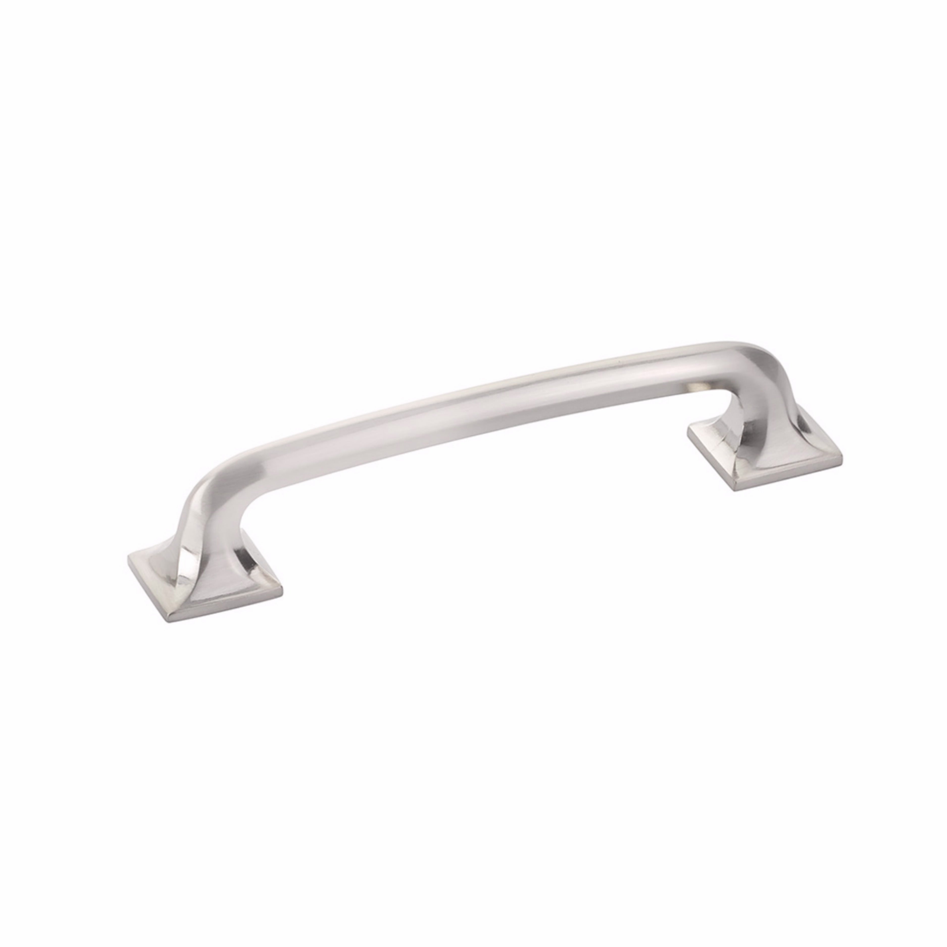 Schaub 216-BN 5" Center to Center Northport Square Cabinet Pull Brushed Nickel Finish Sparrow Supply