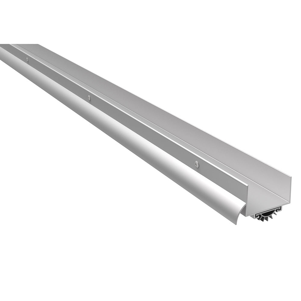 Pemko 216AV48 48" (4') Door Shoe with Vinyl Mill Finish Aluminum Finish Sparrow Supply