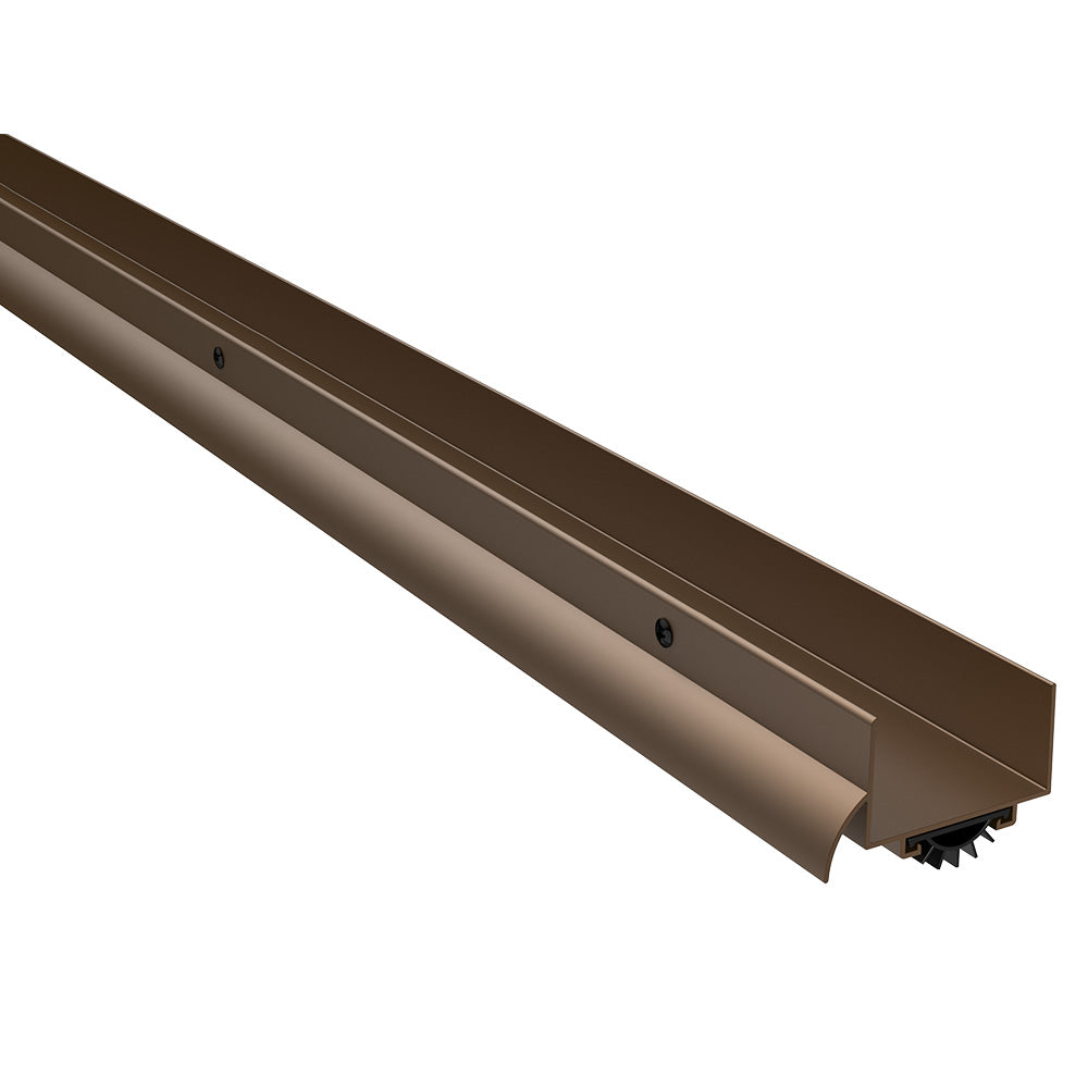 Pemko 216DV48 48" (4') Door Shoe with Vinyl Dark Bronze Finish Sparrow Supply