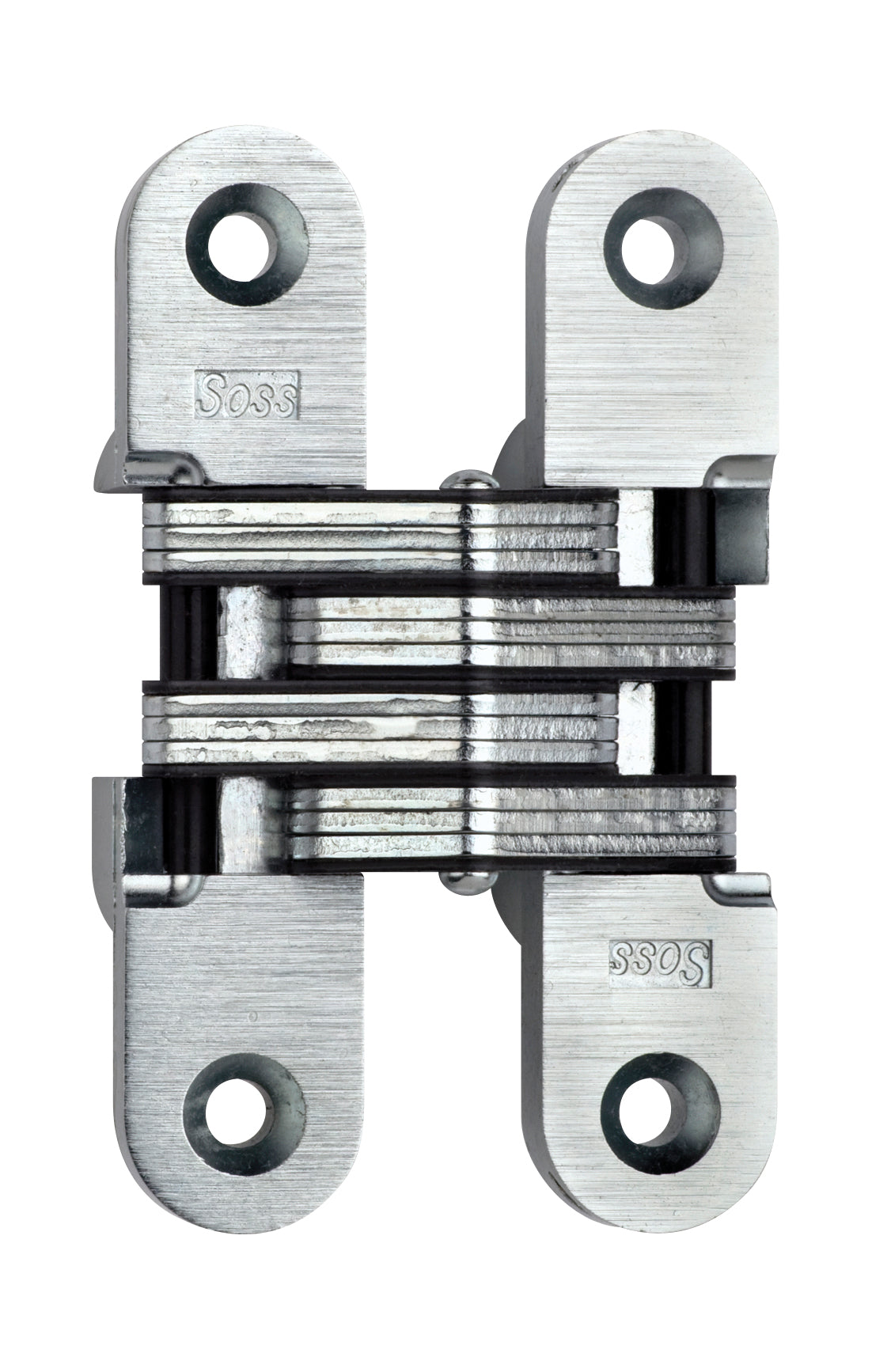 Soss 216US5 1" x 4-5/8" Medium Duty Invisible Hinge for 1-3/8" Doors Antique Brass Finish