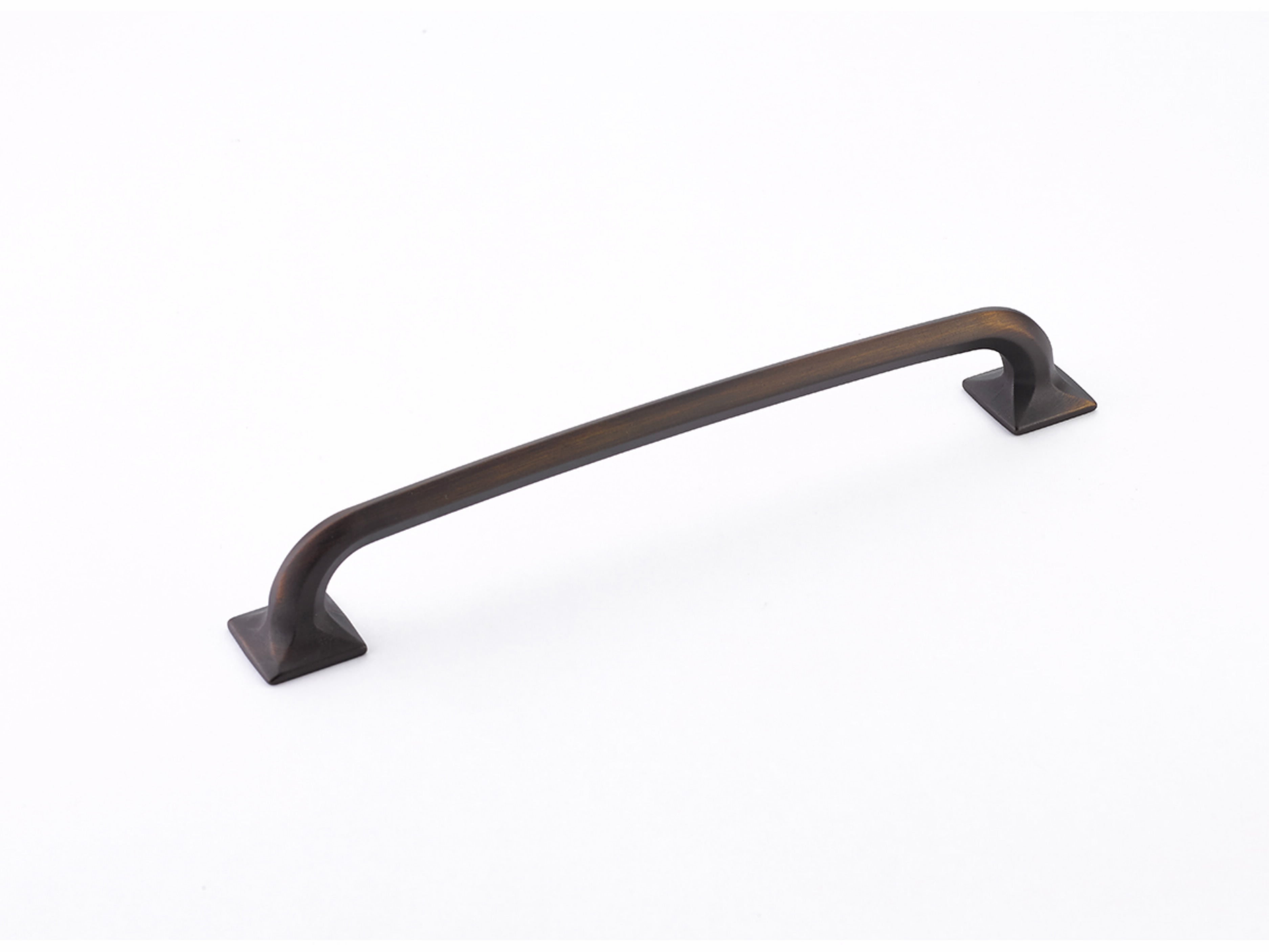 Schaub 217-ABZ 8" Center to Center Northport Square Cabinet Pull Ancient Bronze Finish Sparrow Supply