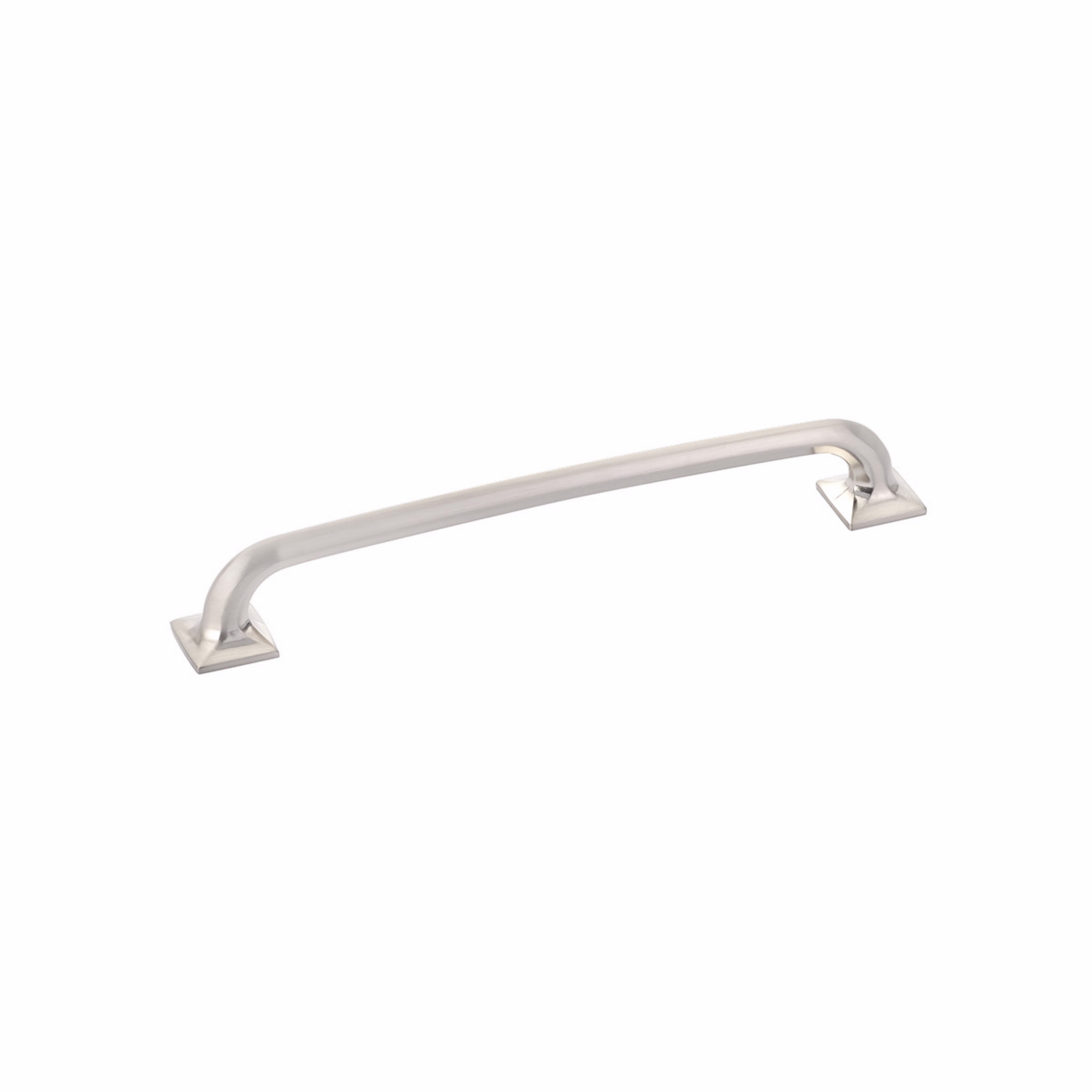 Schaub 217-BN 8" Center to Center Northport Square Cabinet Pull Brushed Nickel Finish Sparrow Supply