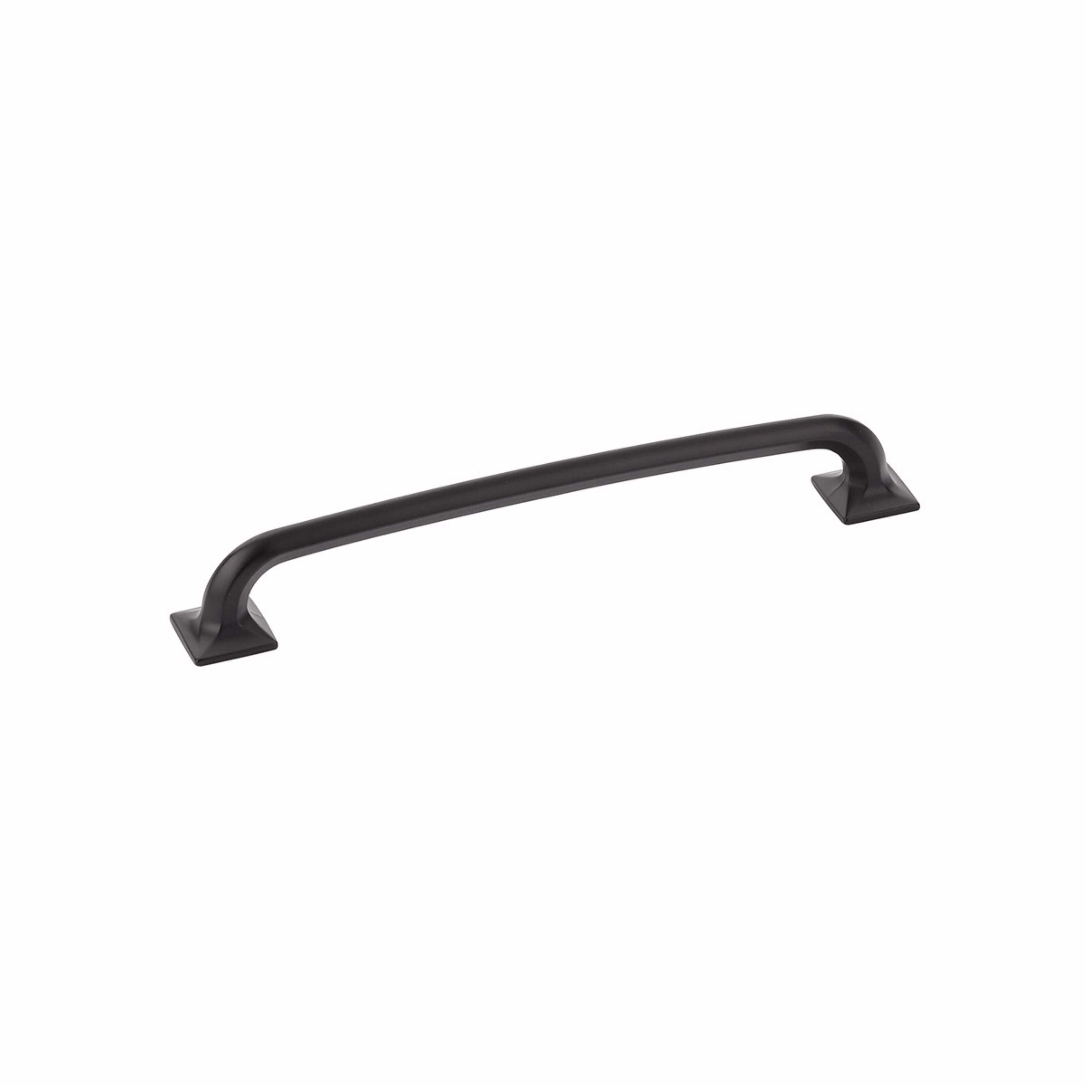 Schaub 217-MB 8" Center to Center Northport Square Cabinet Pull Matte Black Finish Sparrow Supply
