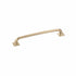 Schaub 217-SSB 8" Center to Center Northport Square Cabinet Pull Signature Satin Brass Finish Sparrow Supply