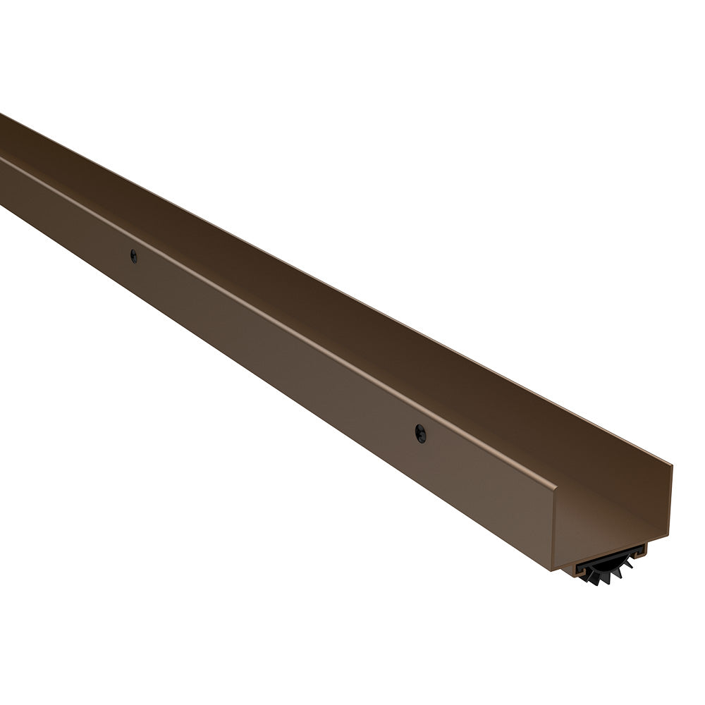 Pemko 217DV36 36" (3') Door Shoe with Vinyl Dark Bronze Finish Sparrow Supply