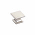 Schaub 219-BN 1-3/8" Northport Square Cabinet Knob Brushed Nickel Finish Sparrow Supply