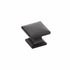Schaub 219-MB 1-3/8" Northport Square Cabinet Knob Matte Black Finish Sparrow Supply